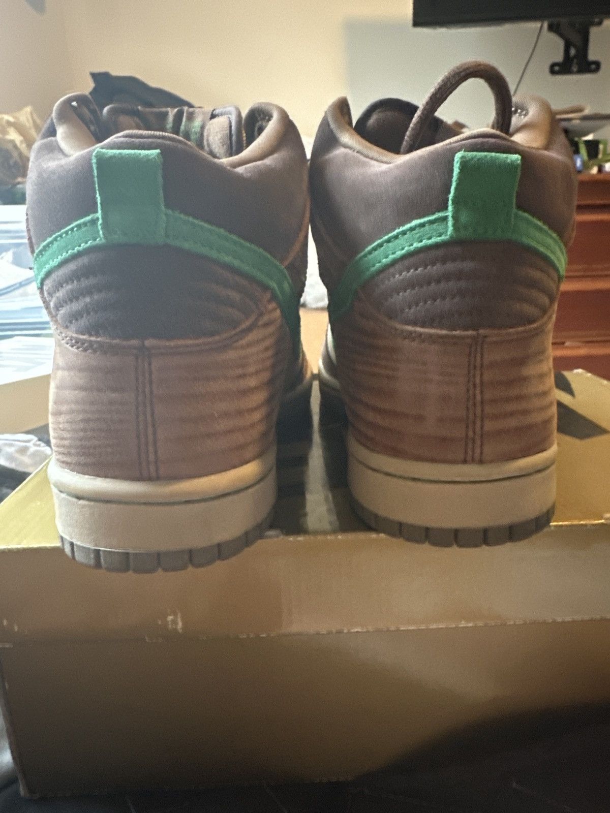 Nike nike sb dunk high tweed wood deck Size US 8.5 / EU 41-42 - 6 Thumbnail