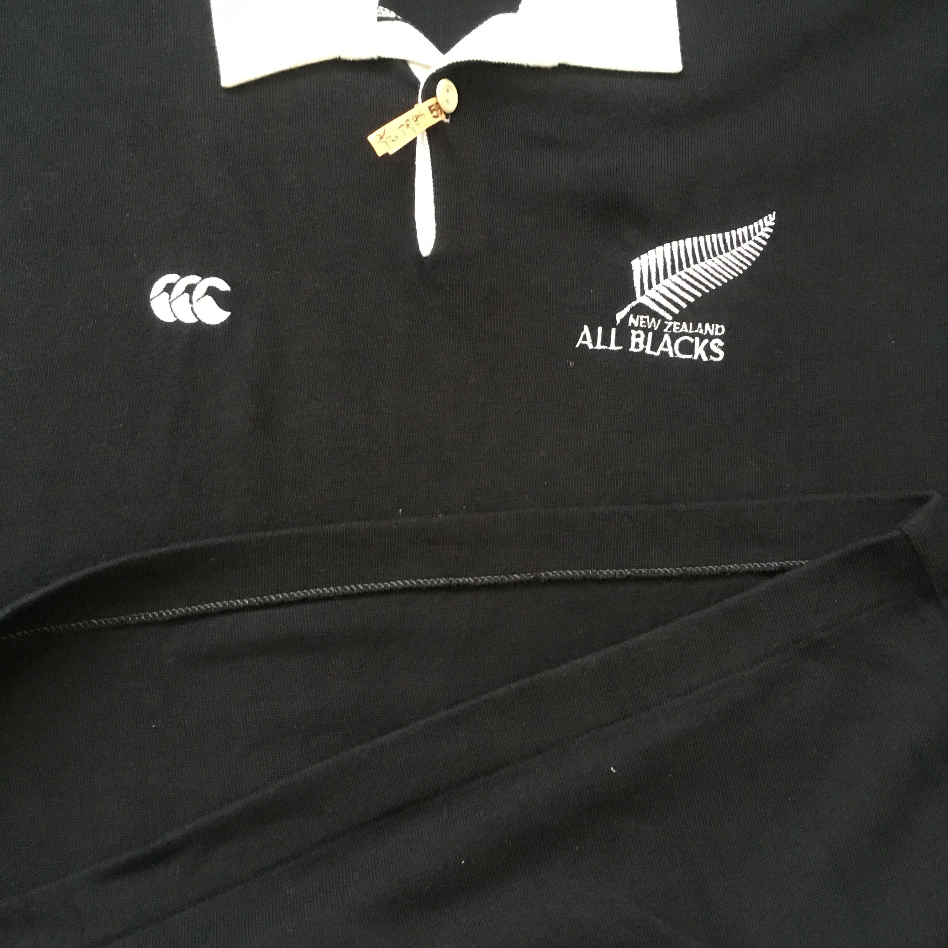 Canterbury of New Zealand Vintage 90's Canterbury Of New Zealand All Black Polo Shirt Size US M / EU 48-50 / 2 - 13 Thumbnail