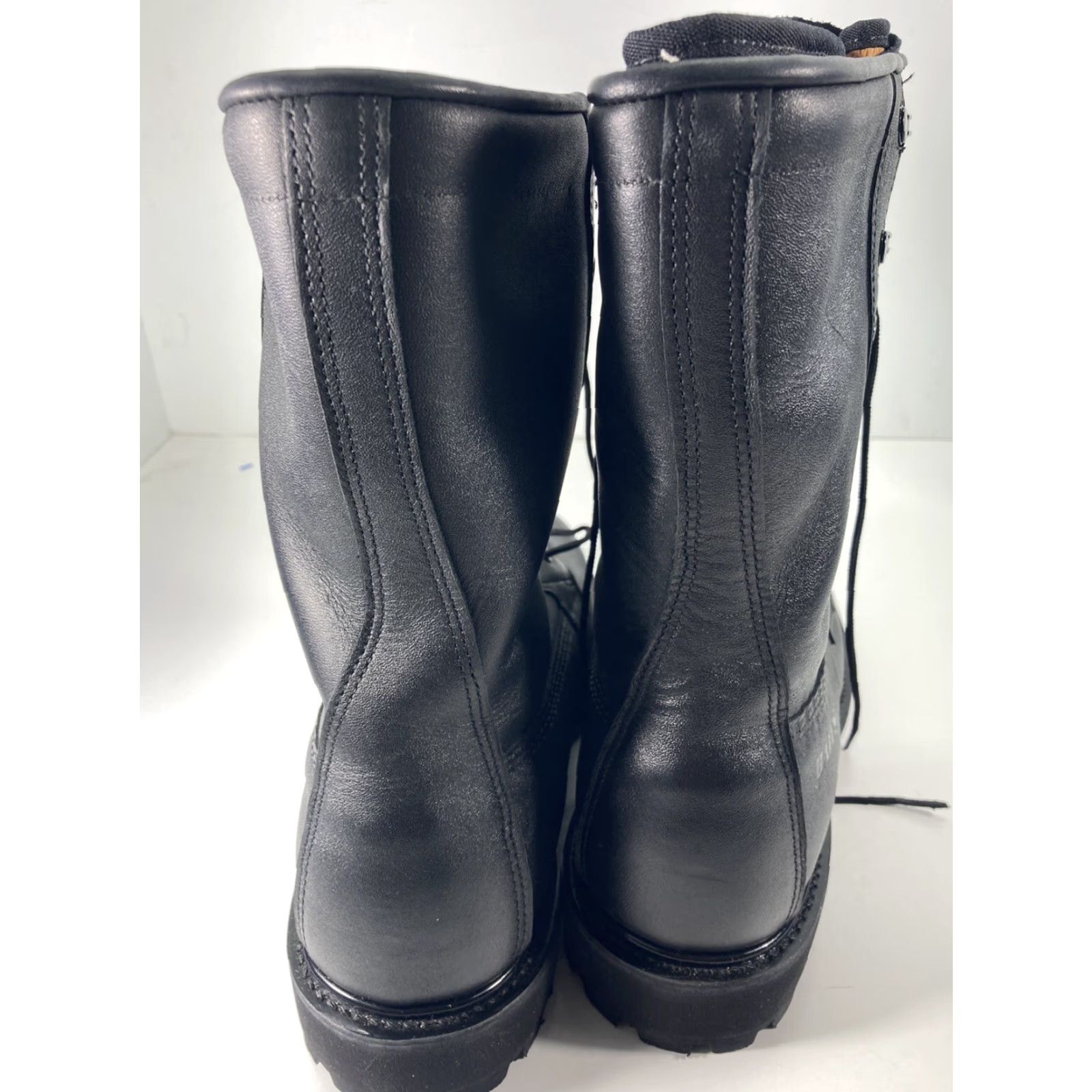 Vintage Bates Goretex Military Combat Boots Winter Waterproof Leather Vibram Black W Leather 5 Wide Men Boots Size US 5 / EU 37 - 6 Thumbnail