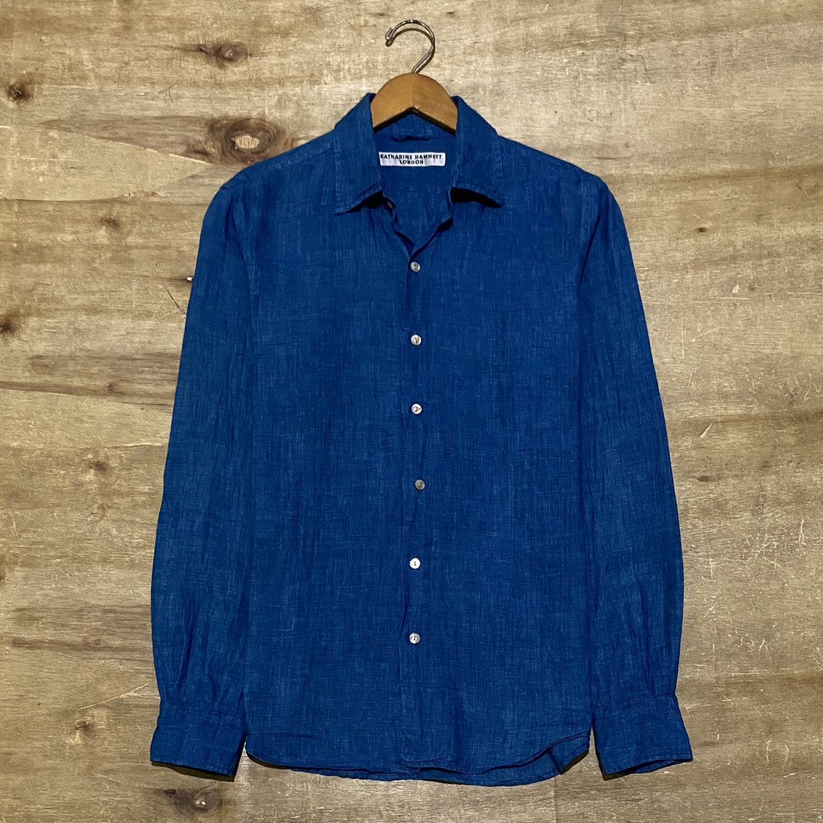 Designer × Katharine Hamnett London Katharine hamnett london linen shirt Size US M / EU 48-50 / 2 - 1 Thumbnail