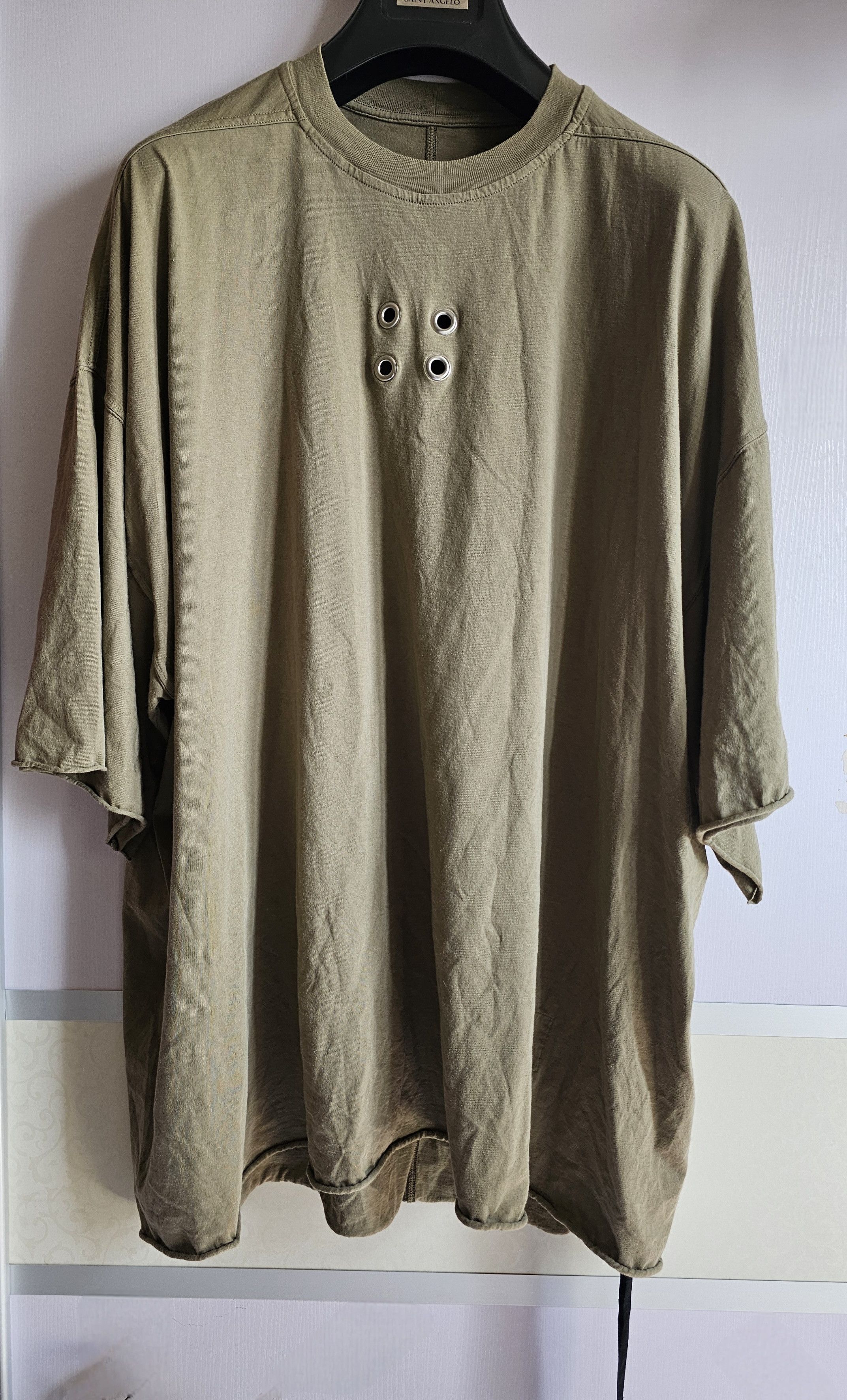 Rick Owens RICK OWENS Men's Long Oversized T-Shirt One size Size US XL / EU 56 / 4 - 1 Thumbnail