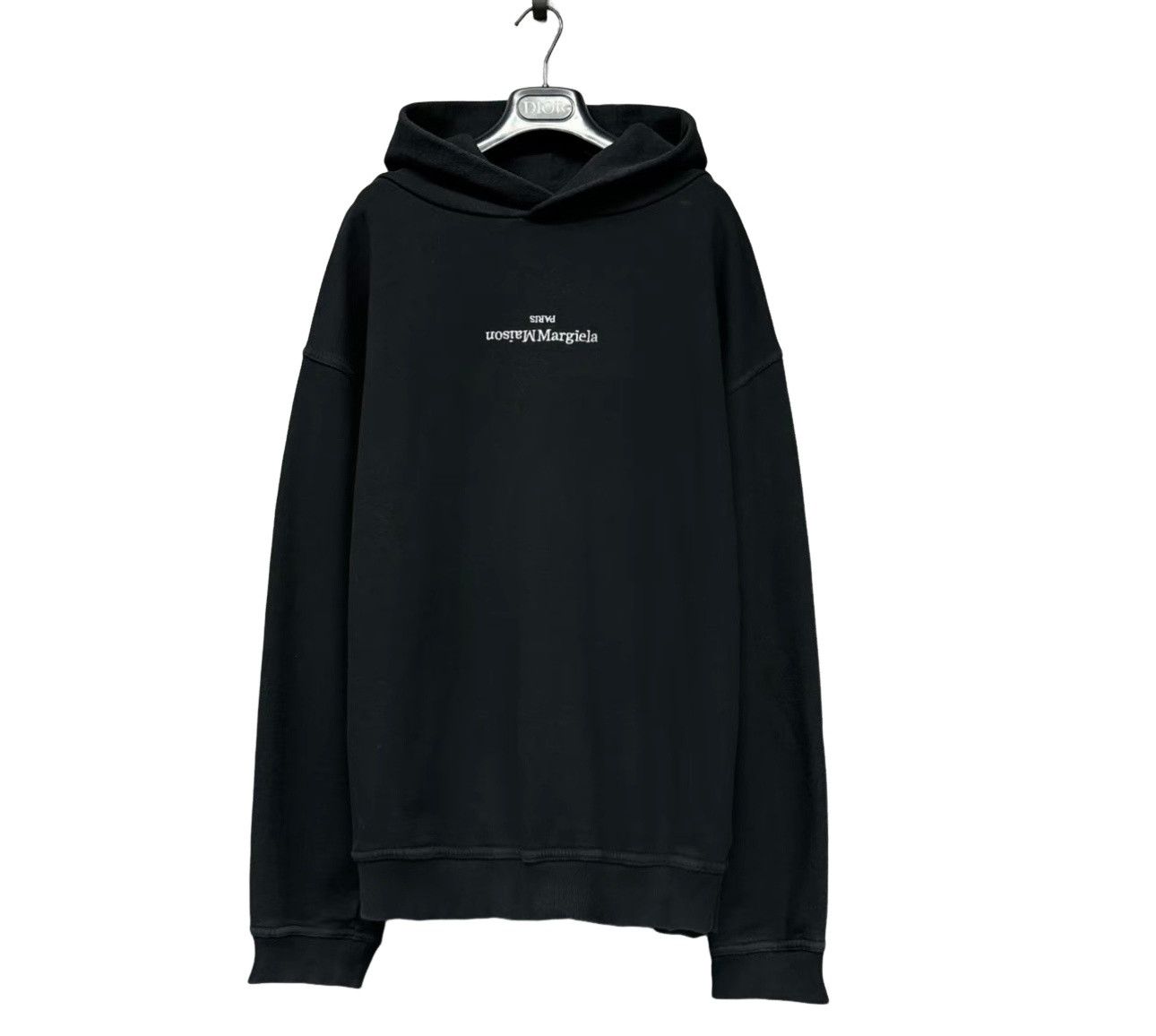 Maison Margiela Maison Margiela Upside Down Logo Hoodie Size 50 Size US M / EU 48-50 / 2 - 1 Thumbnail