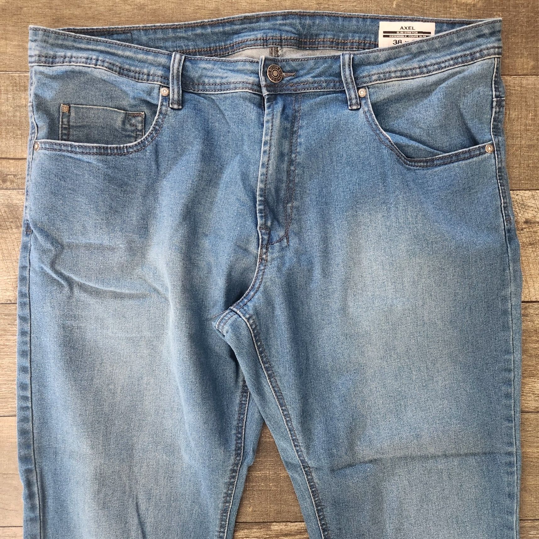 Buffalo David Bitton **Buffalo David Bitton Jeans Men's 38x32 Blue Slim Stretch Denim** User: **Slim Buffalo David Bitton Jeans Men's 38x32 Blue Stretch Denim** Size US 38 / EU 54 - 3 Thumbnail