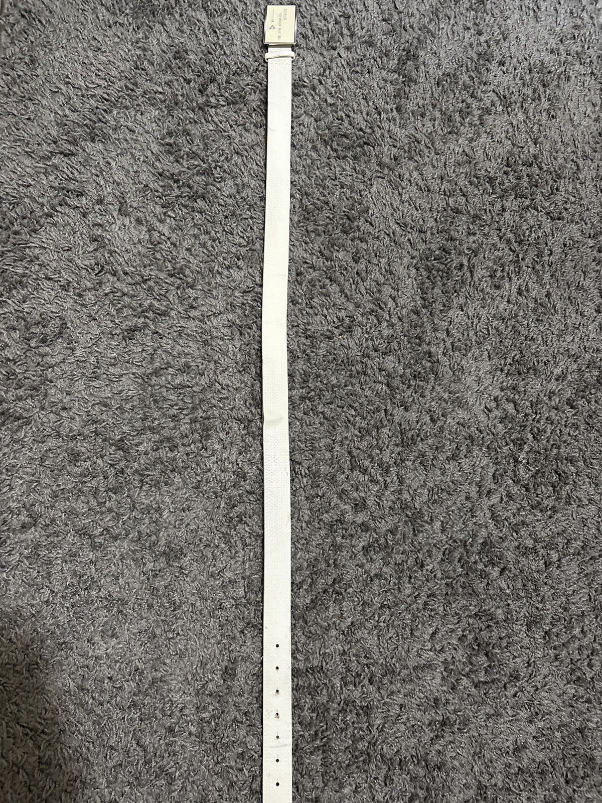 Guess White Vintage Guess Belt Size 36 - 4 Thumbnail