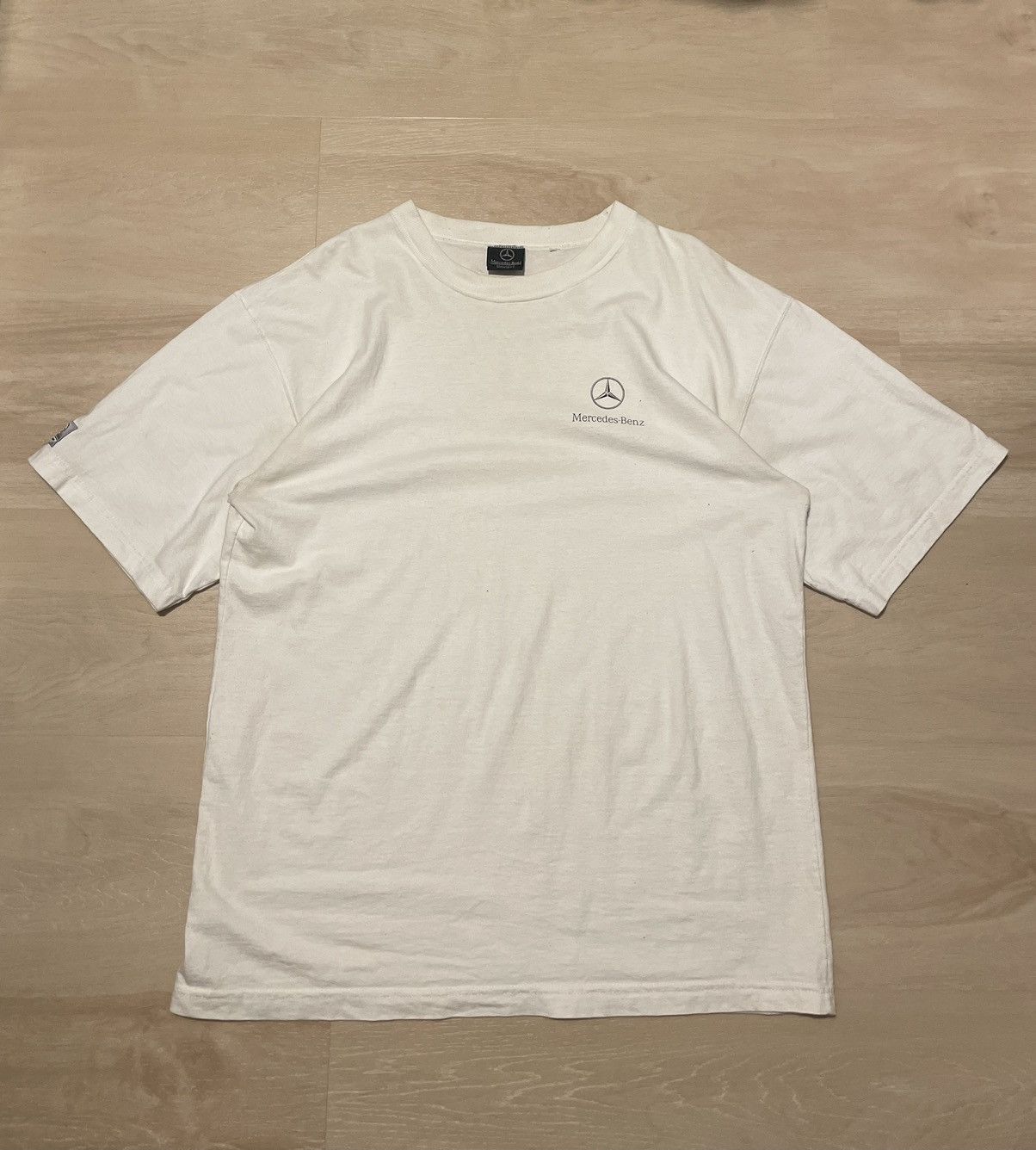 Mercedes-Benz Vintage Mercedes-Benz double sided T-shirt Size US XL / EU 56 / 4 - 5 Thumbnail