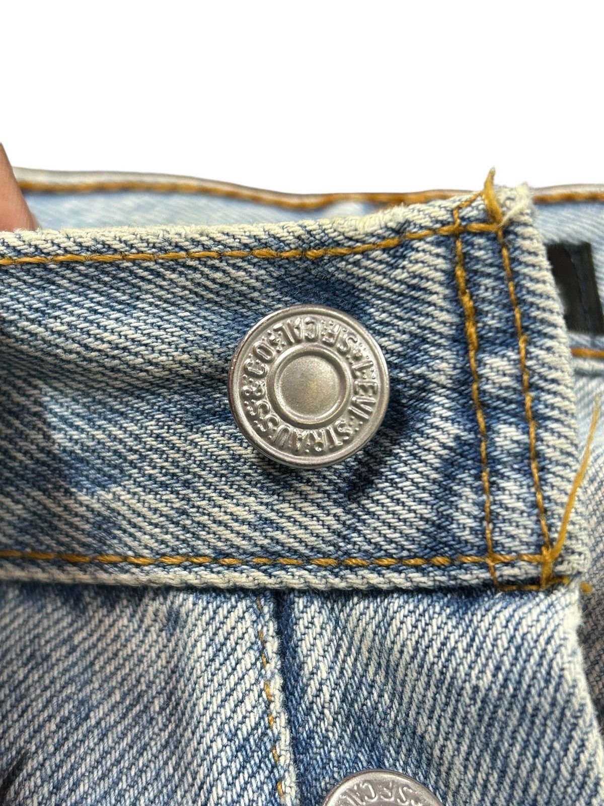 Levi's × Levi's Vintage Clothing Vintage Levi’s 501 Custom Aditi Art Overprint Jeans Size 30" / US 8 / IT 44 - 22 Thumbnail