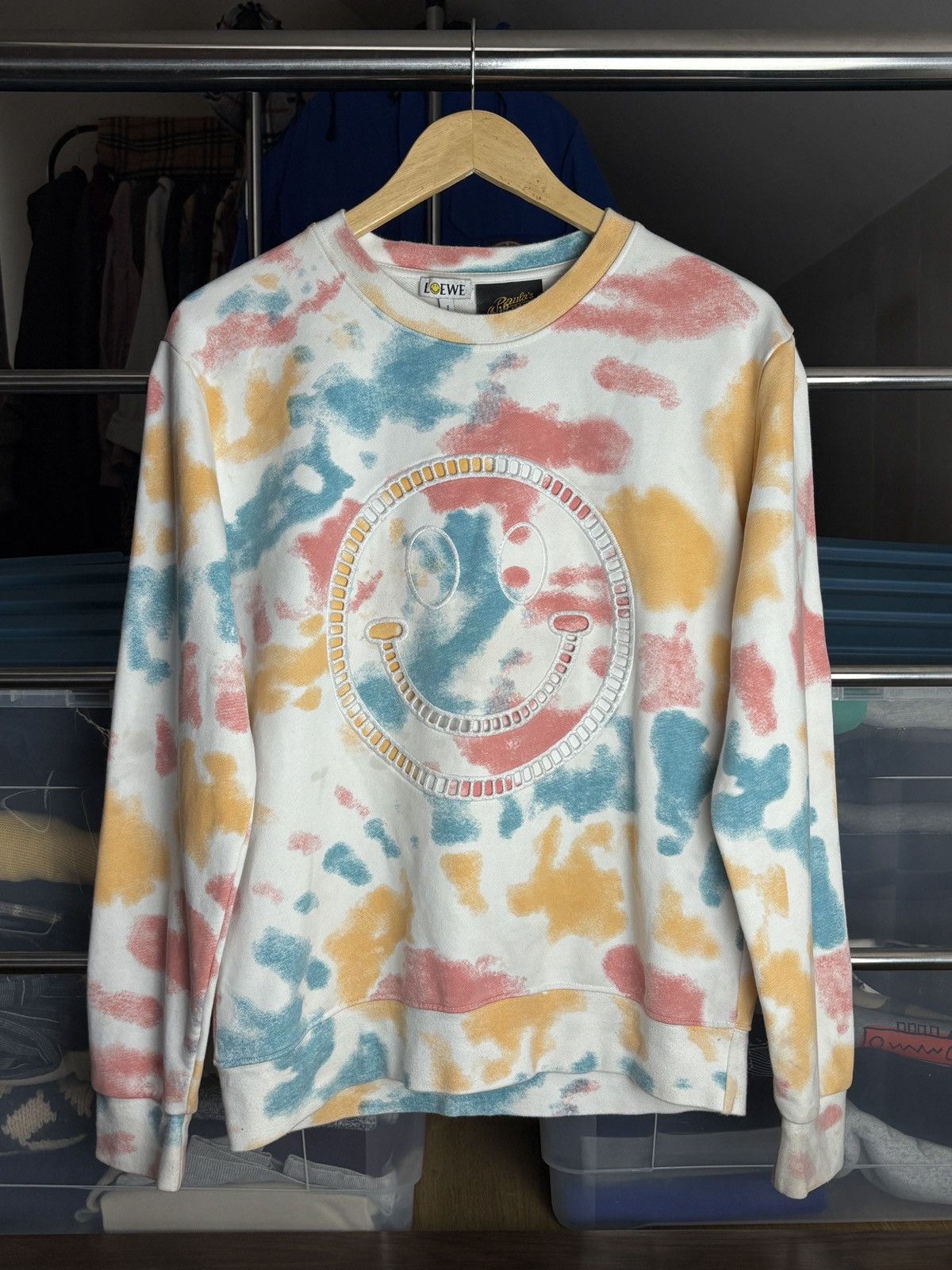 Loewe Loewe Smiley Paula’s Ibiza Multicolor Sweatshirt Size S / US 4 / IT 40 - 1 Thumbnail