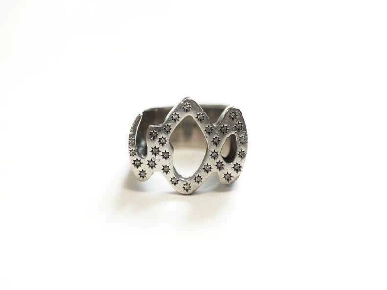 Yohji YamamotoGothic diamond-set ring 2503-Nextarrow