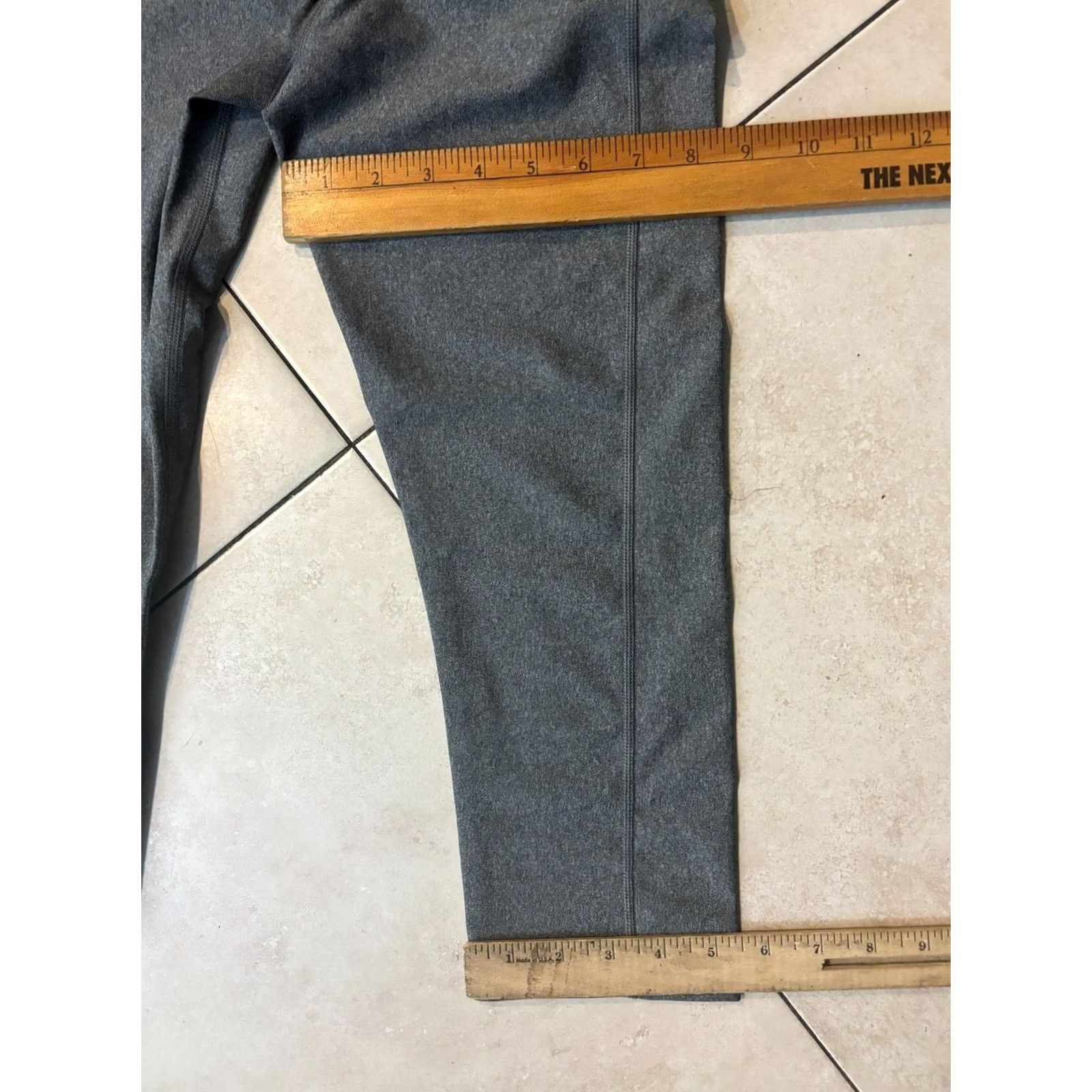 Under Armour Under Armour Leggings Cropped Gray M Womens Regular XS Size 32" / US 10 / IT 46 - 8 Thumbnail