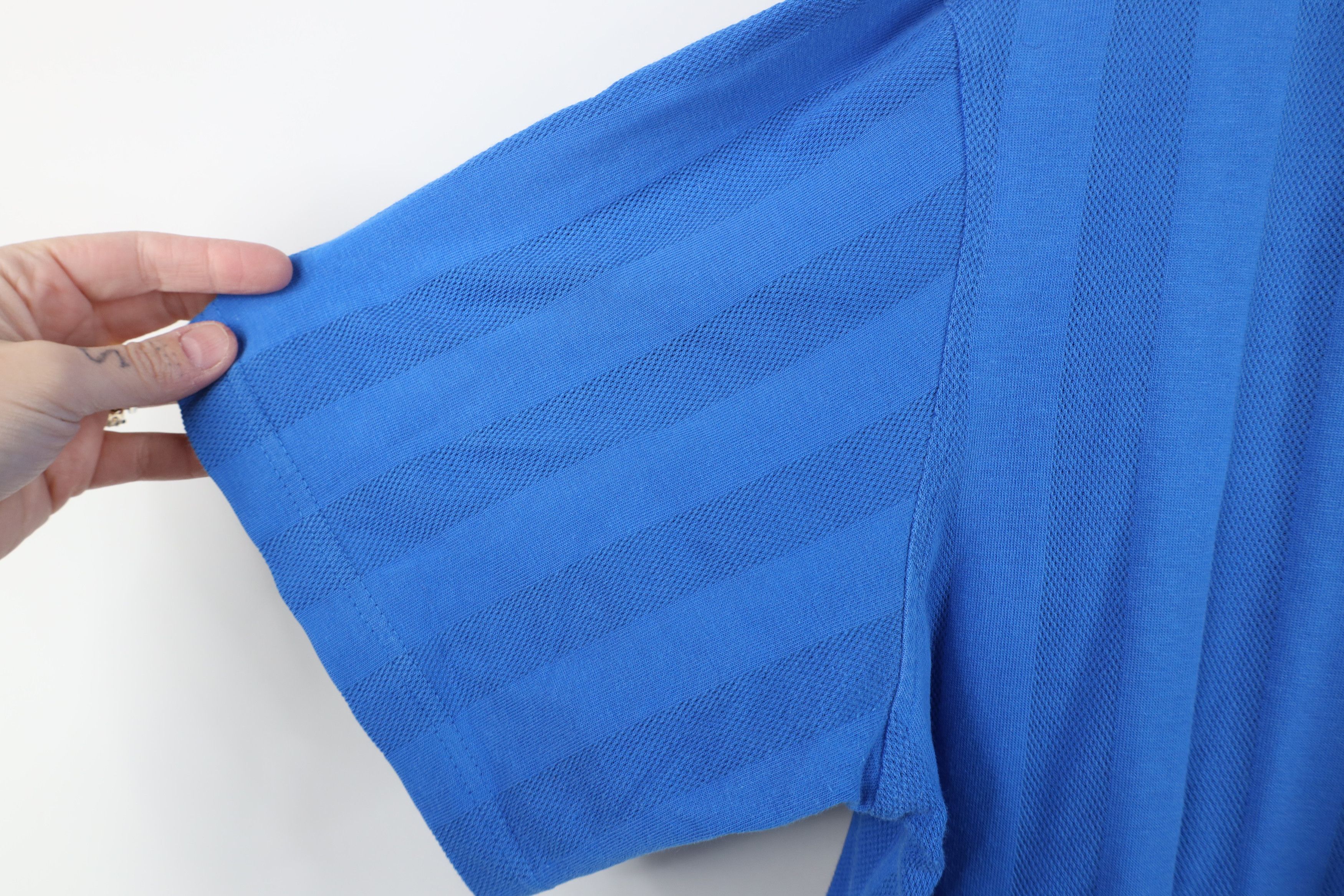 Vintage Vintage 90s Streetwear Vented Striped Pullover Polo Shirt Size US L / EU 52-54 / 3 - 9 Thumbnail