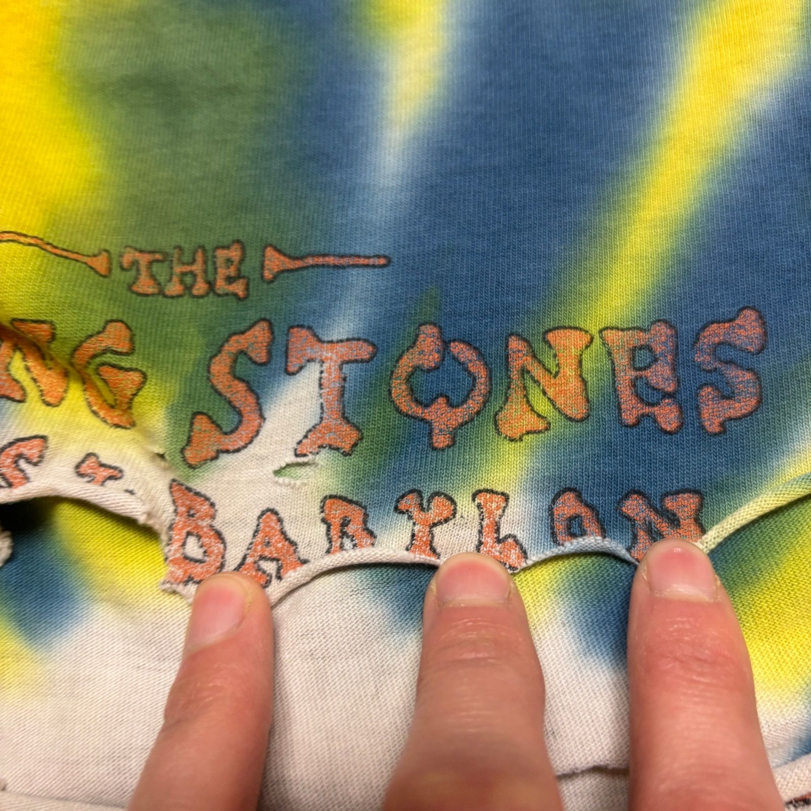 Grateful Dead × Lee × Vintage VTG 1997 Rolling Stones Bridges to Babylon Tour Shirt Large Size US L / EU 52-54 / 3 - 7 Thumbnail