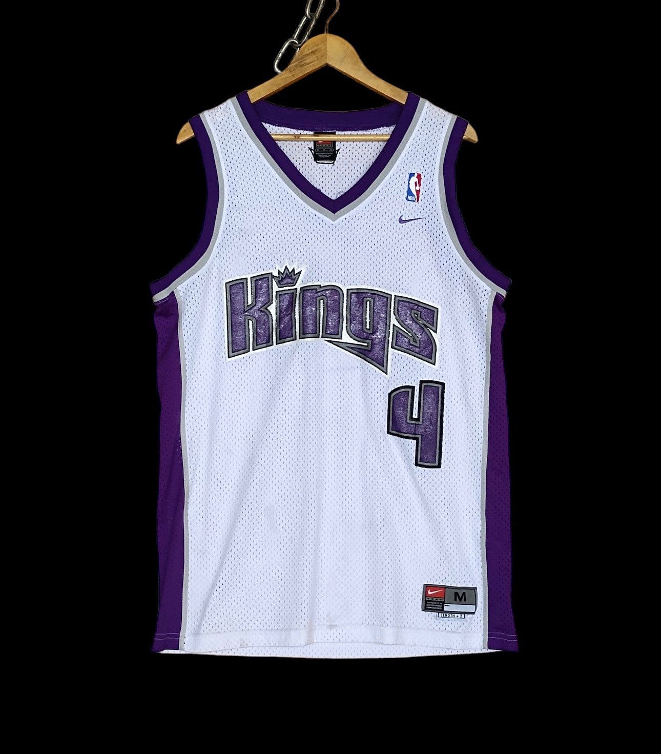 NBA Vintage 90s Sacramento Kings Chris Webber #4 Nike NBA Size US M / EU 48-50 / 2 - 1 Thumbnail