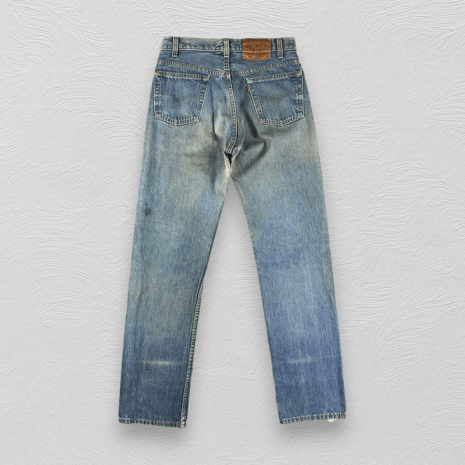 Levi's Vintage 90s Levis 501 Jeans Faded Blue Denim KJ2903 Size US 30 / EU 46 - 2 Thumbnail