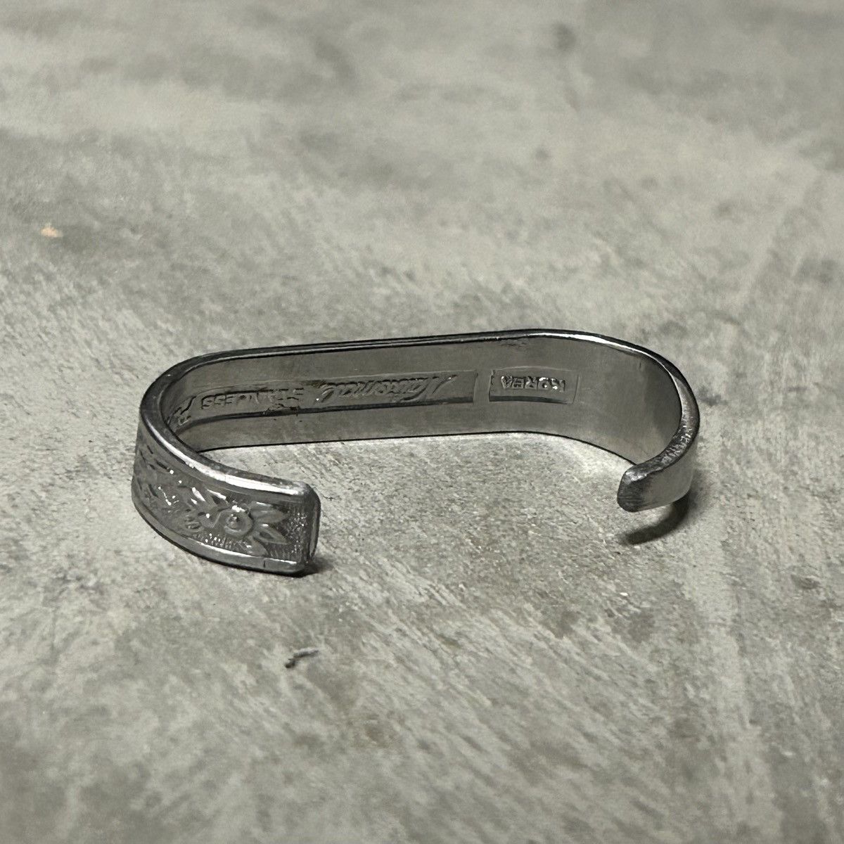 Vintage Custom 1/1 Silver 2 Finger Ring Size ONE SIZE - 2 Thumbnail