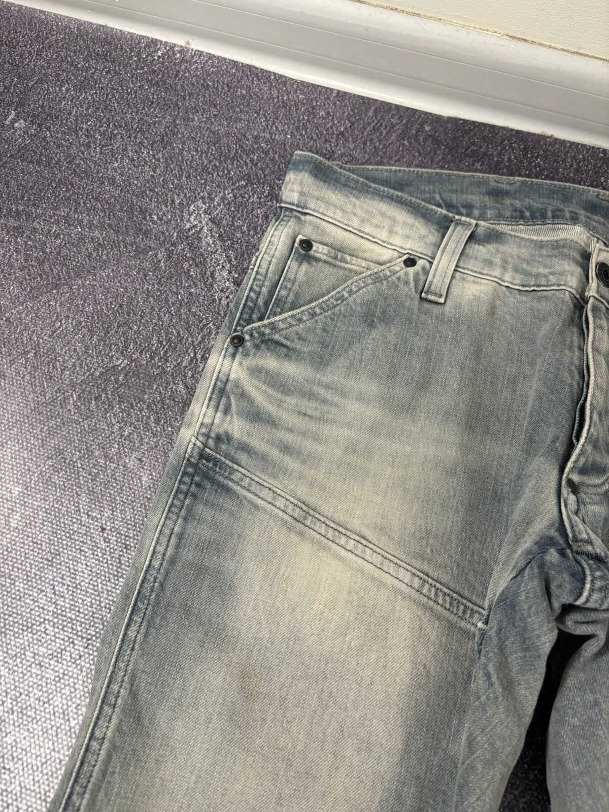 G-Star Vintage G-Star Raw 3D Slim Faded Avant Garde Denim Jeans Size US 33 - 6 Thumbnail