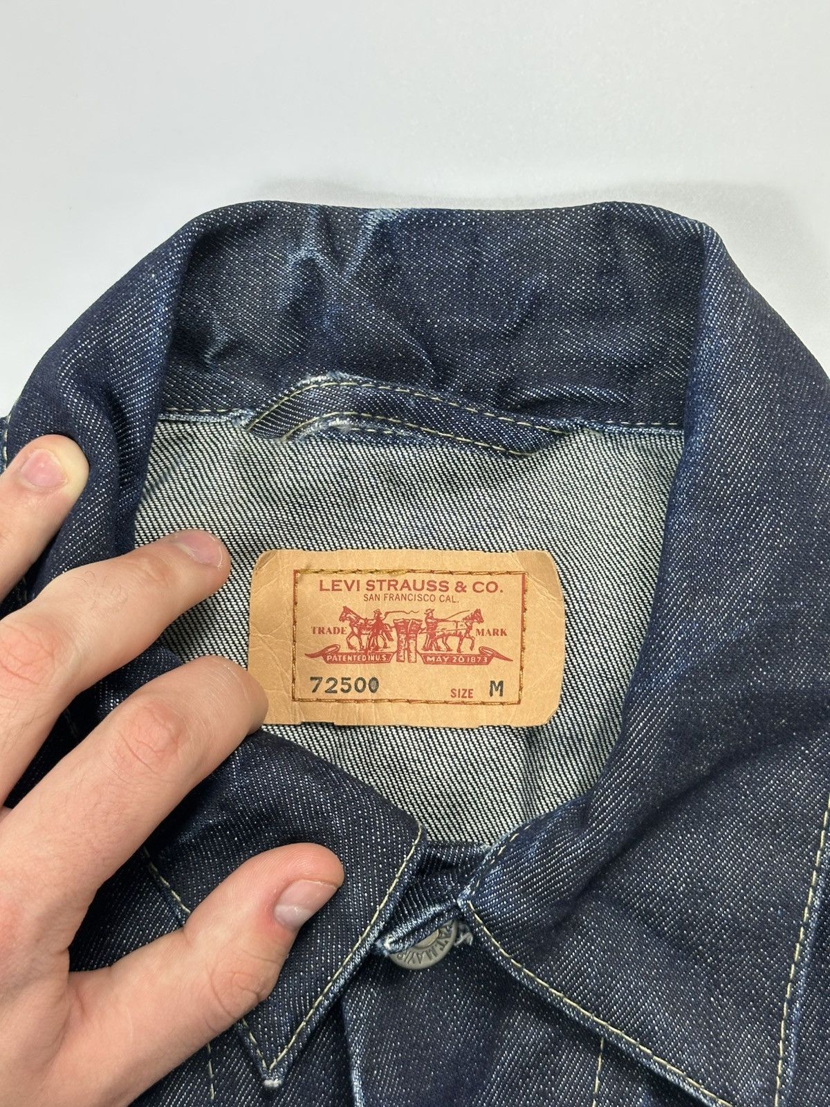 Levi's Vintage Levis Trucker Denim 72500 M Size Size US M / EU 48-50 / 2 - 6 Thumbnail