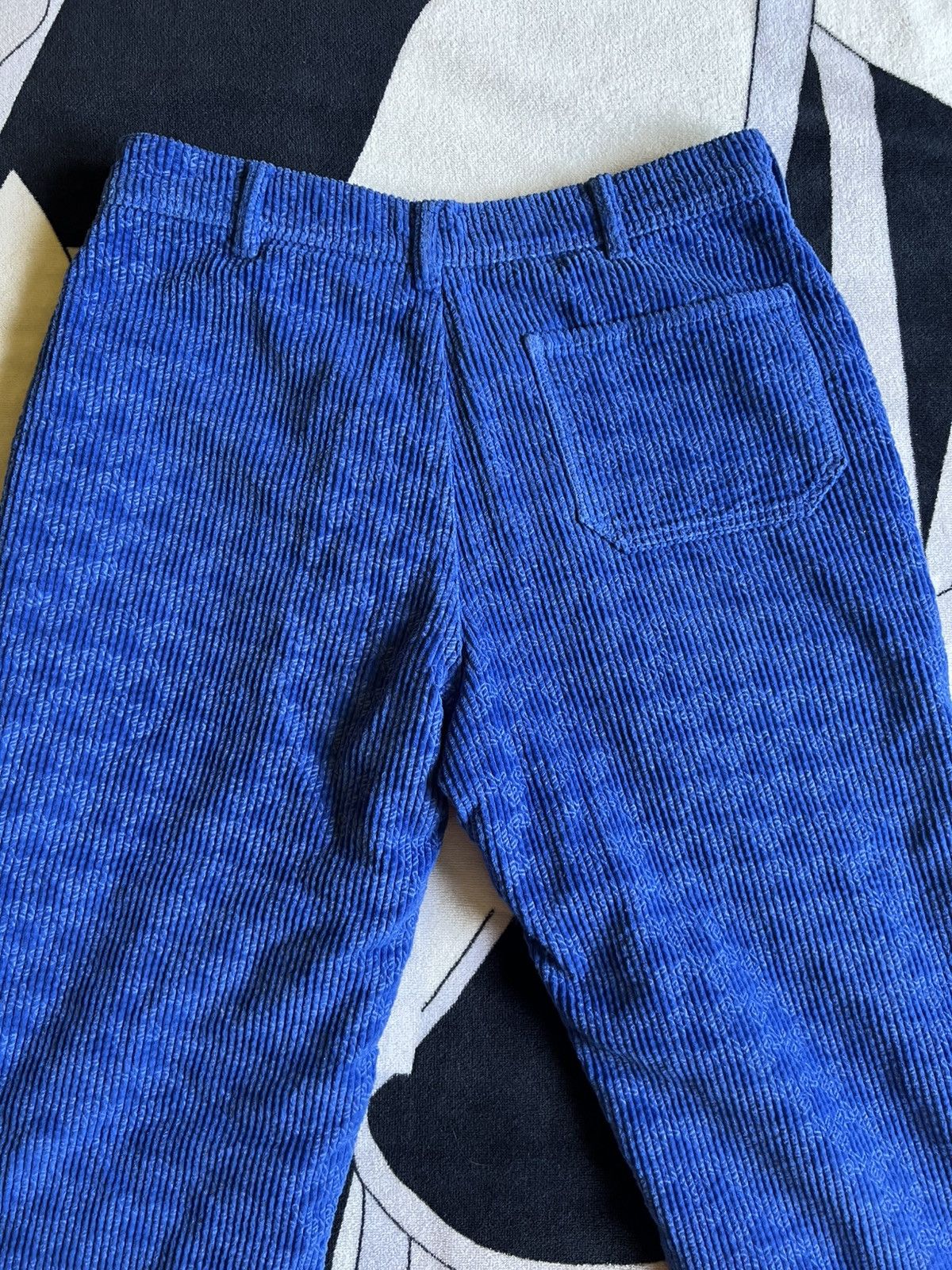 ERL ERL Monogram Corduroy Pants - Blue - Medium Size US 32 / EU 48 - 5 Thumbnail