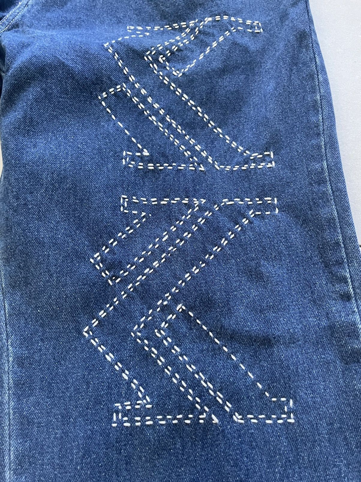 Karl Kani Vintage Karl Kani Zipper Custom Jeans karl kani jeans Size US 32 / EU 48 - 8 Thumbnail
