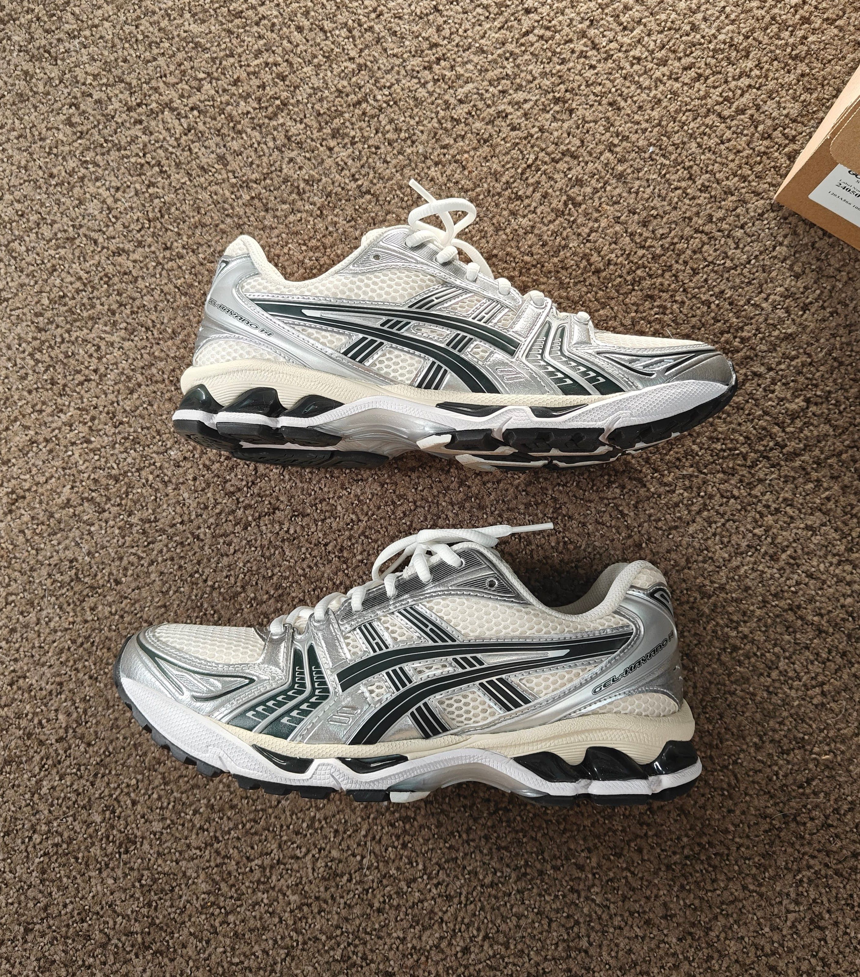 kith asics gel kayano 14 scarab green 8M - worn ONCE!