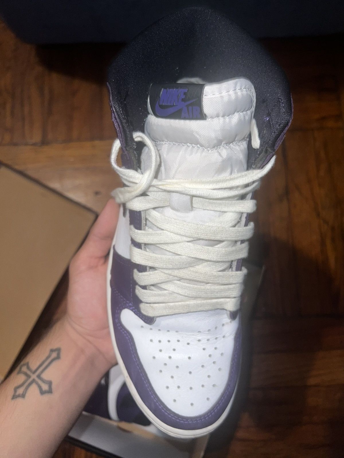 Jordan Brand Jordan 1 court purple Size US 9.5 / EU 42-43 - 5 Thumbnail