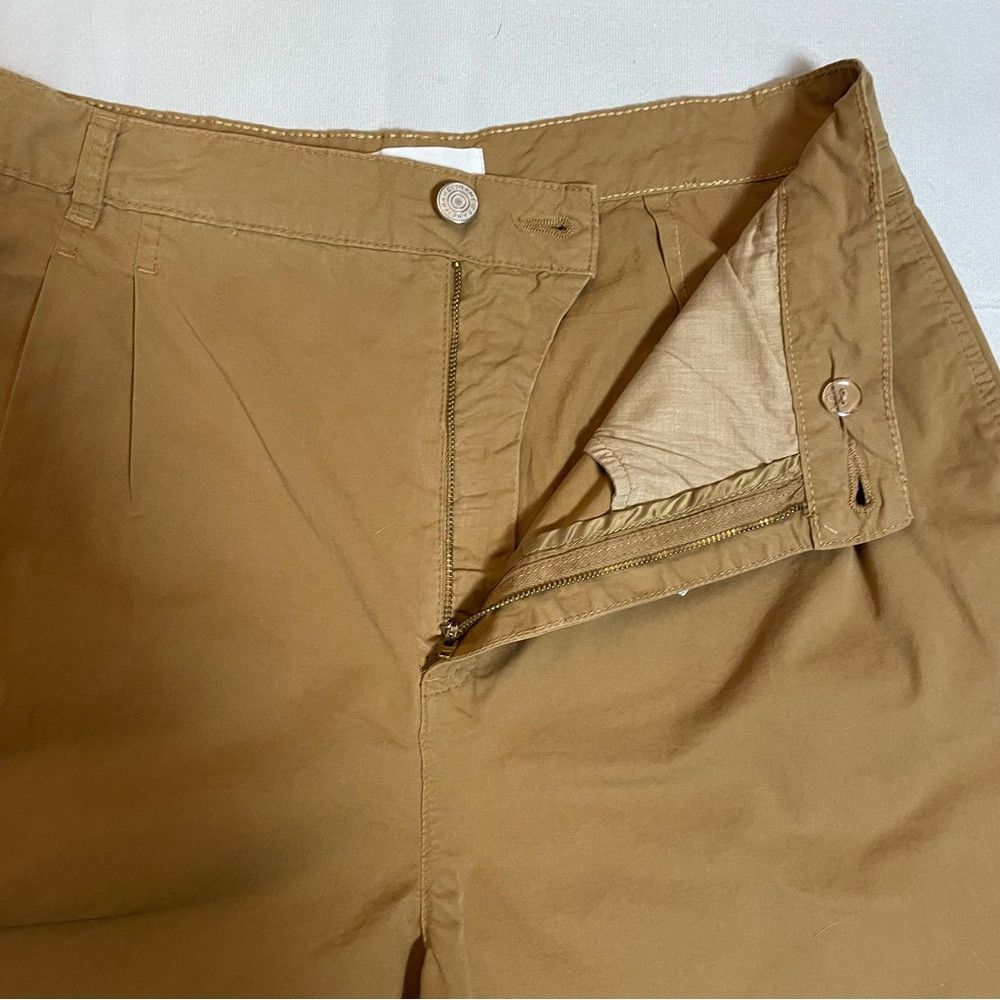Frame NWT New $348 Frame Pleat Front Wide Leg Camel Chinos Pants Size 29" - 9 Thumbnail