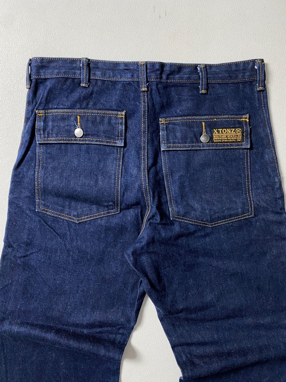 Japanese Brand Fatigue Jeans XTONZ Size US 33 - 3 Thumbnail