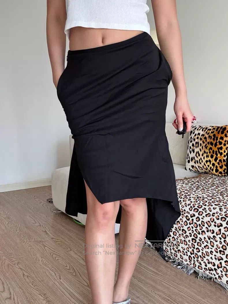 Helmut Lang Helmut Lang size 0 Black Skirt Size 24" / US 00 / IT 34 - 5 Thumbnail
