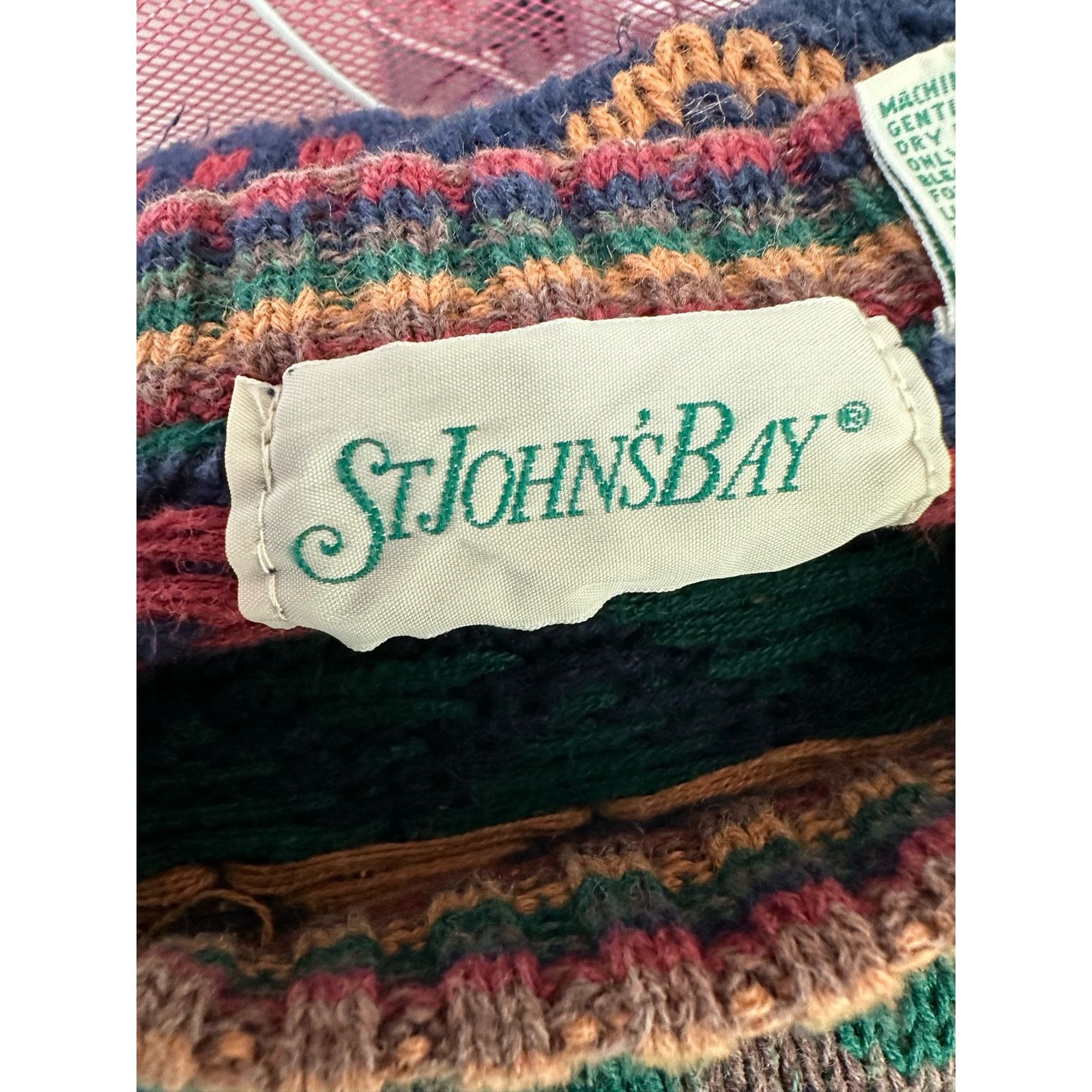 St. Johns Bay St. John's Bay vintage funky sweater size M Size M / US 6-8 / IT 42-44 - 3 Thumbnail