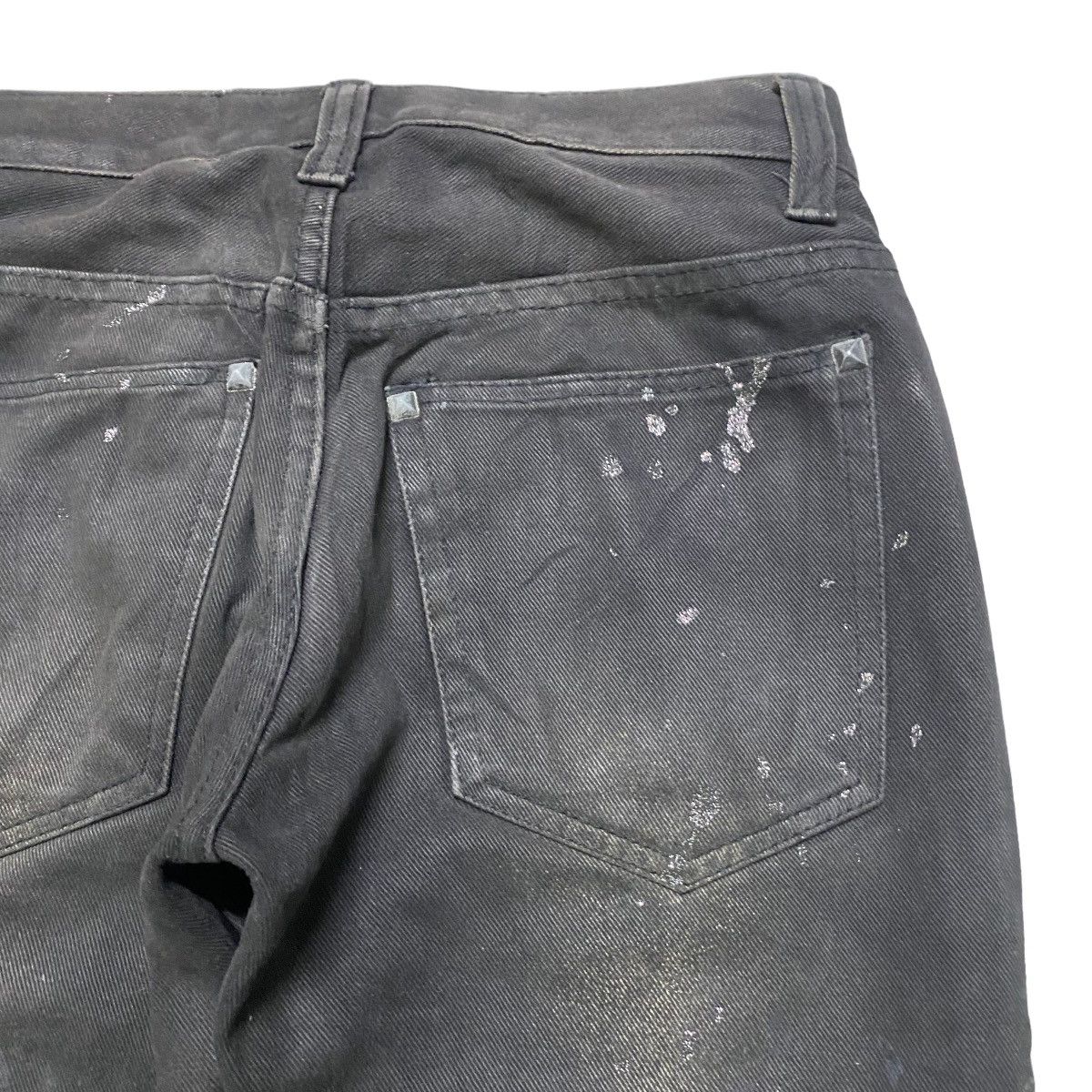Japanese Brand Japanese Brand K.U.I Denim Flares Coated Distressed Jeans Size US 28 / EU 44 - 13 Thumbnail