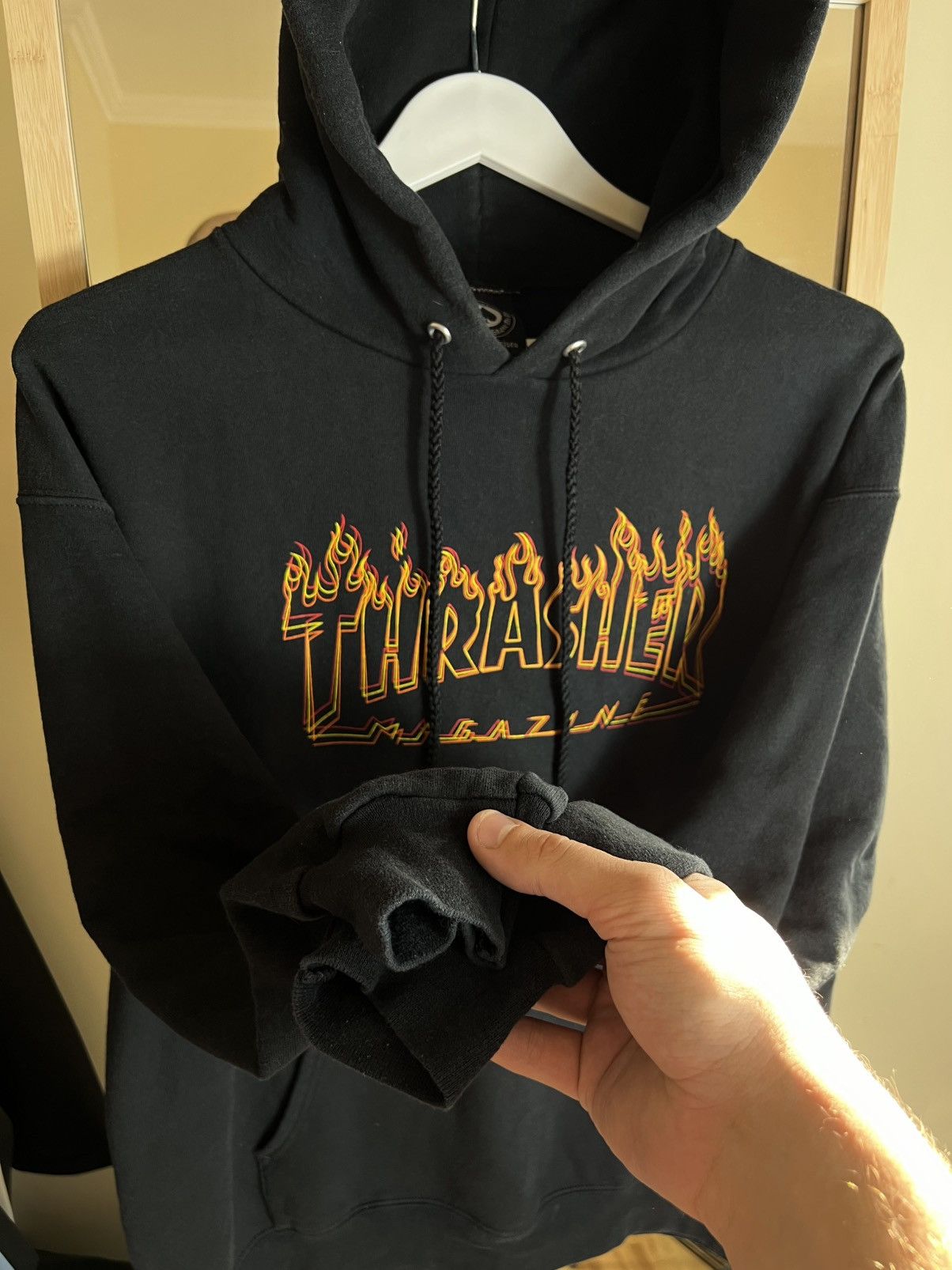 Thrasher Thrasher Hoodie Big logo Y2K Skater Boxy Wear Vintage Size US L / EU 52-54 / 3 - 4 Thumbnail