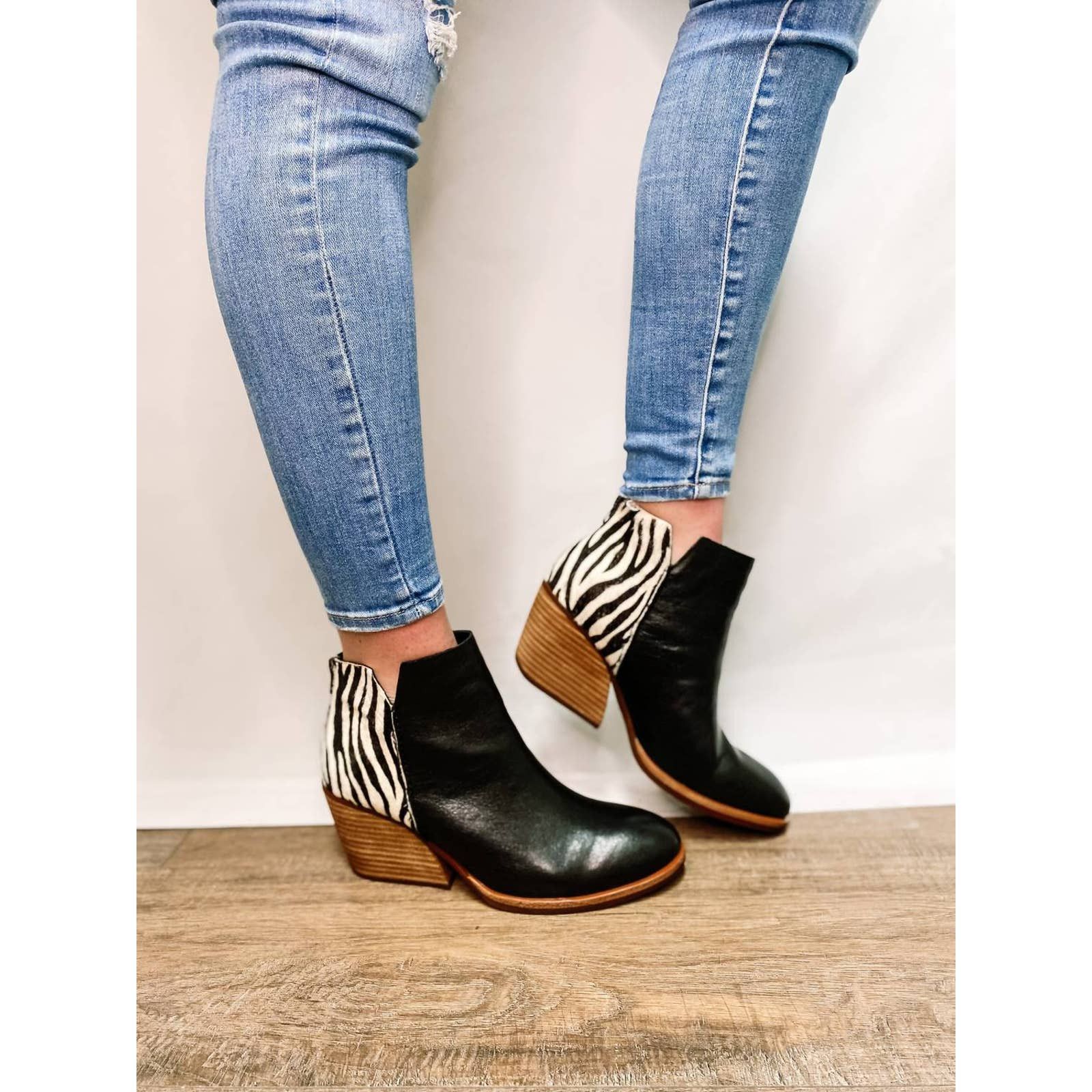 KorkEase Chandra Boot In Black/zebra Grailed