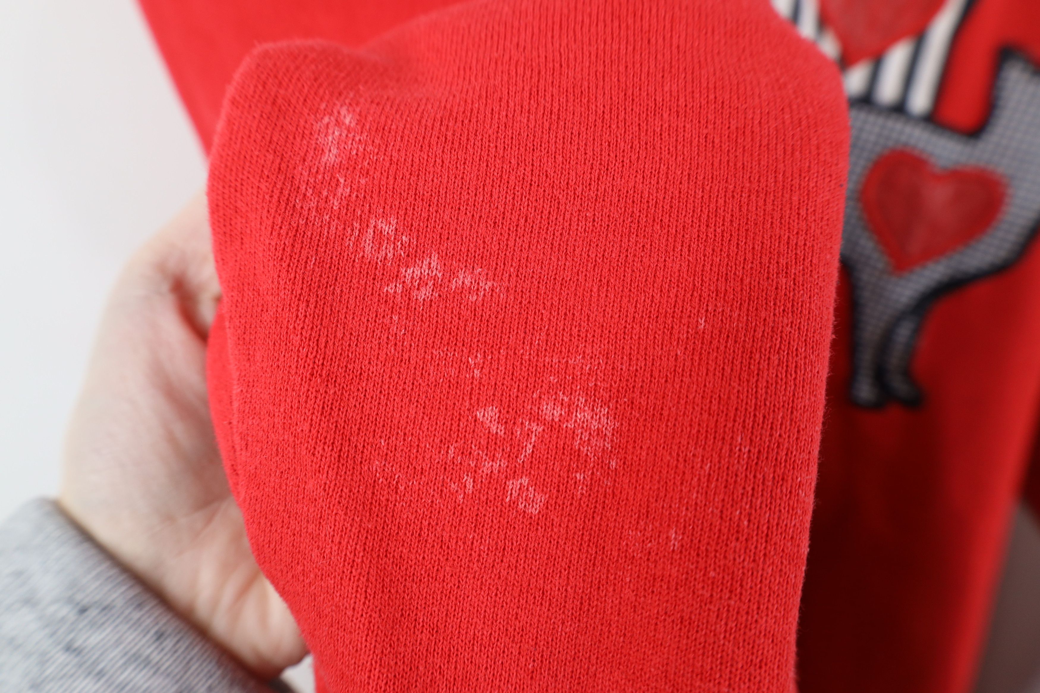 Vintage Vintage 90s Streetwear Cat Kitten Patch Heart Sweatshirt USA Size XL / US 12-14 / IT 48-50 - 7 Thumbnail