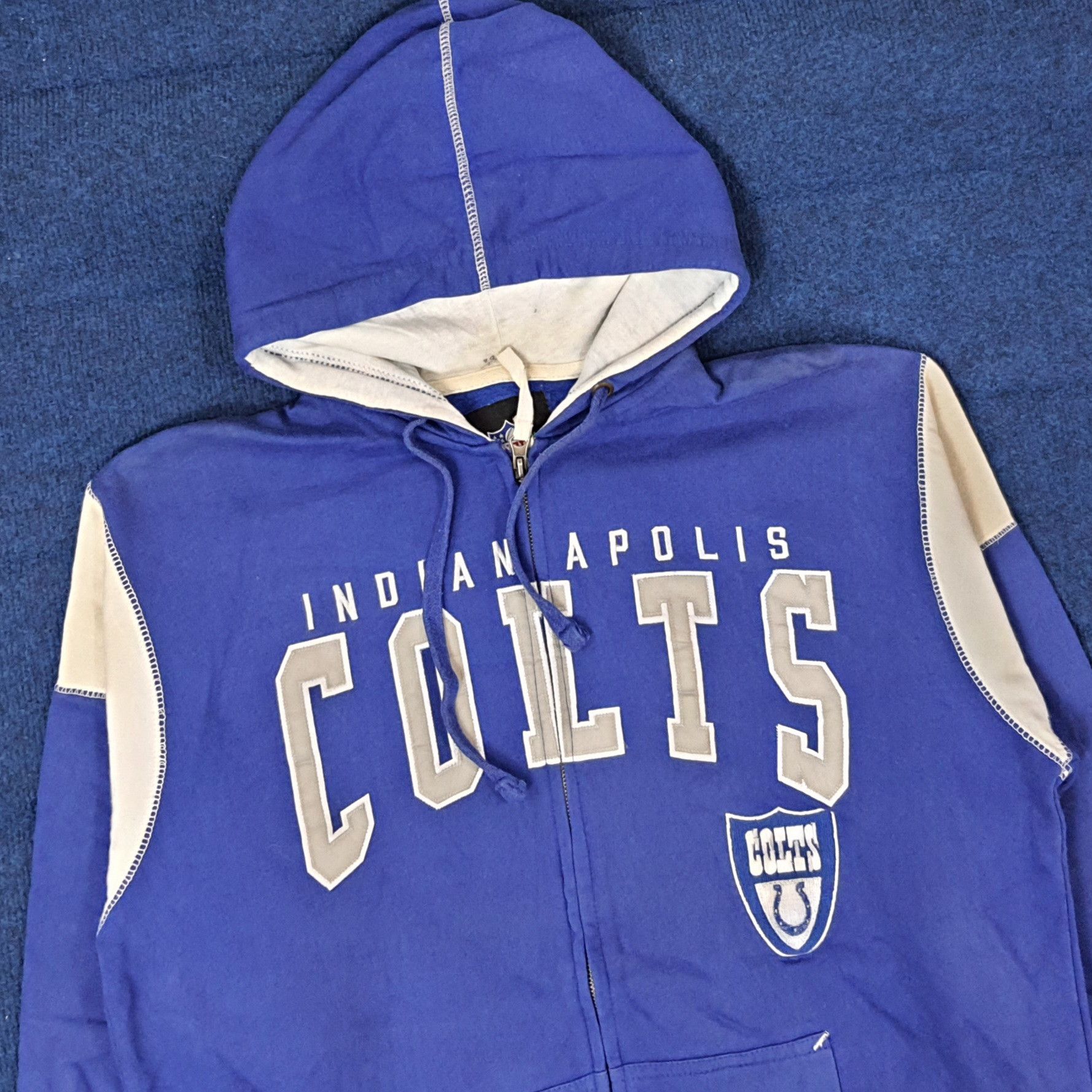 NFL Vintage NFL Indianapolis Colts American Sport Hoodie C261N8 Size US L / EU 52-54 / 3 - 2 Thumbnail