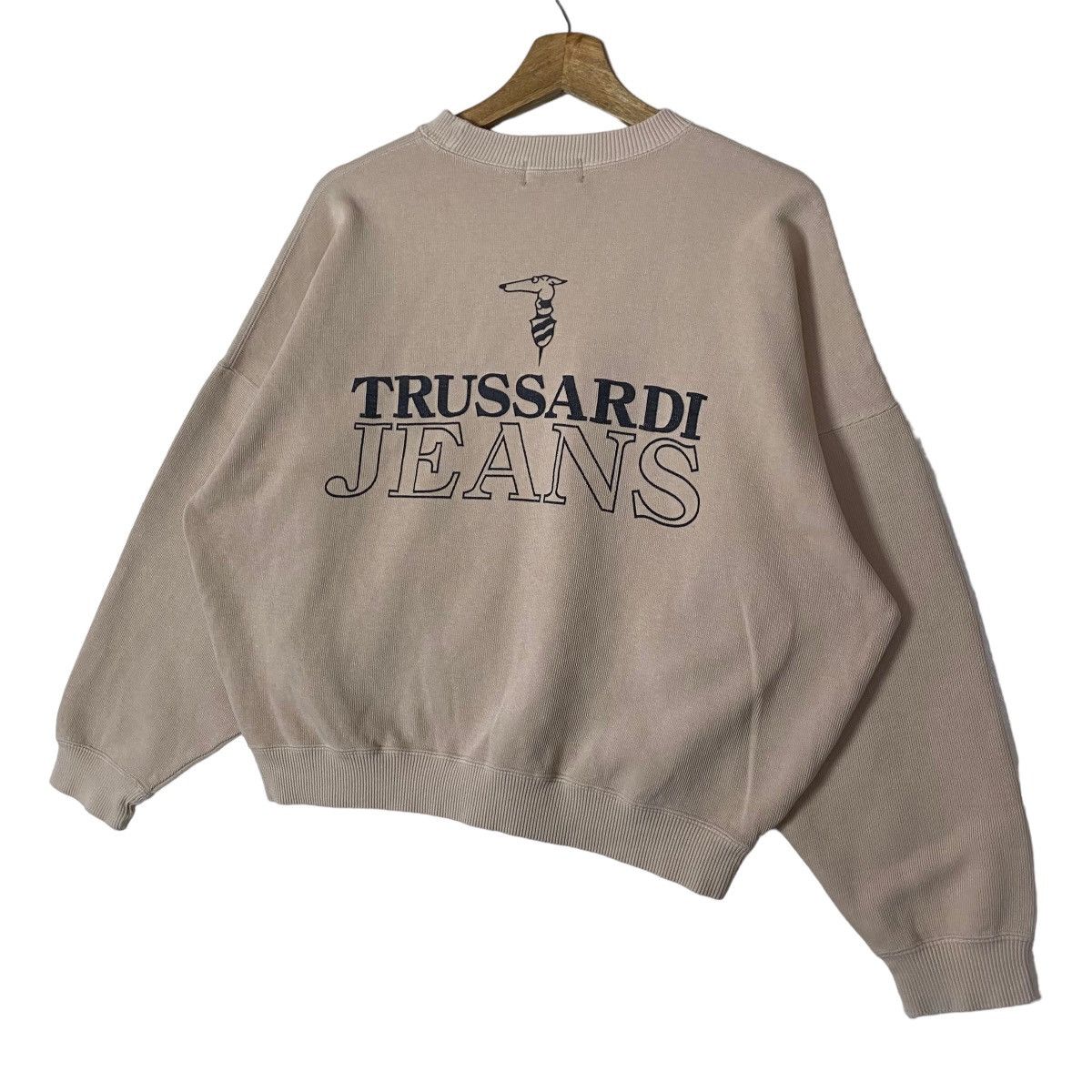 Trussardi Vintage Trussardi Spell Out Pullover Jumper Womenswear Size M / US 6-8 / IT 42-44 - 7 Thumbnail