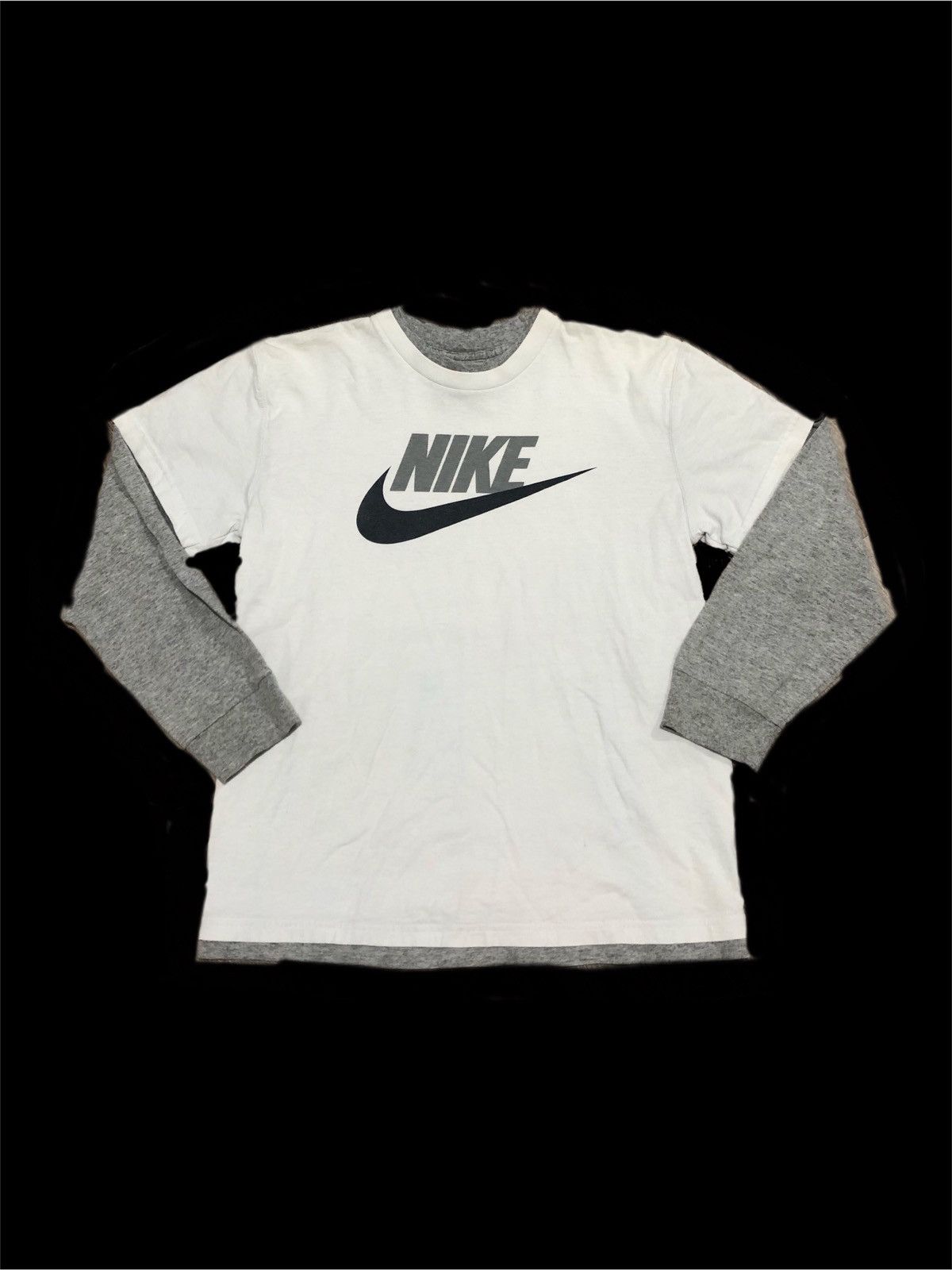 Nike × Vintage Y2K Nike Long Sleeve Tee Size US XXS / EU 40 - 1 Thumbnail