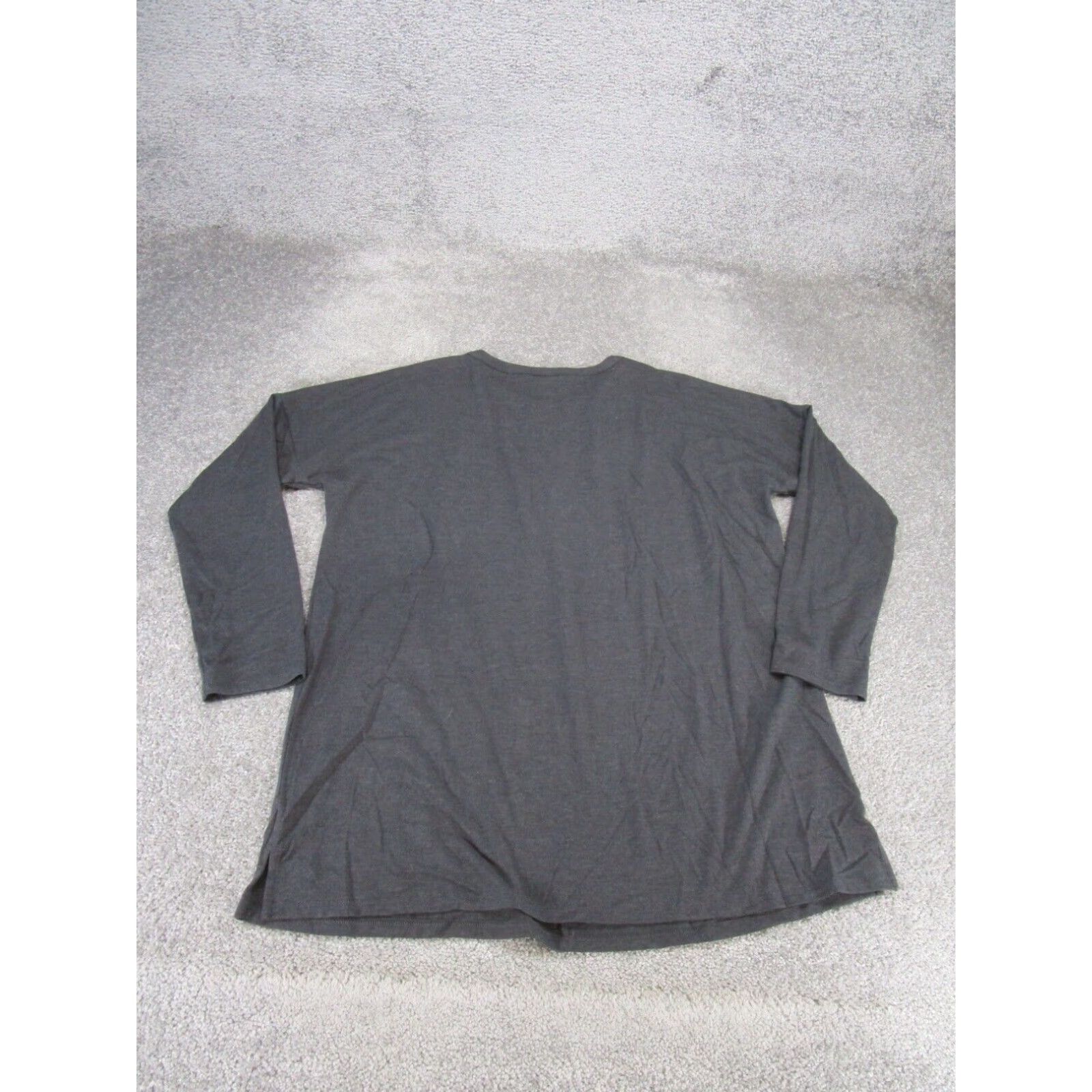 J. Jill J Jill Womens Medium Gray Long Sleeve Tunic Shirt Size M / US 6-8 / IT 42-44 - 3 Thumbnail