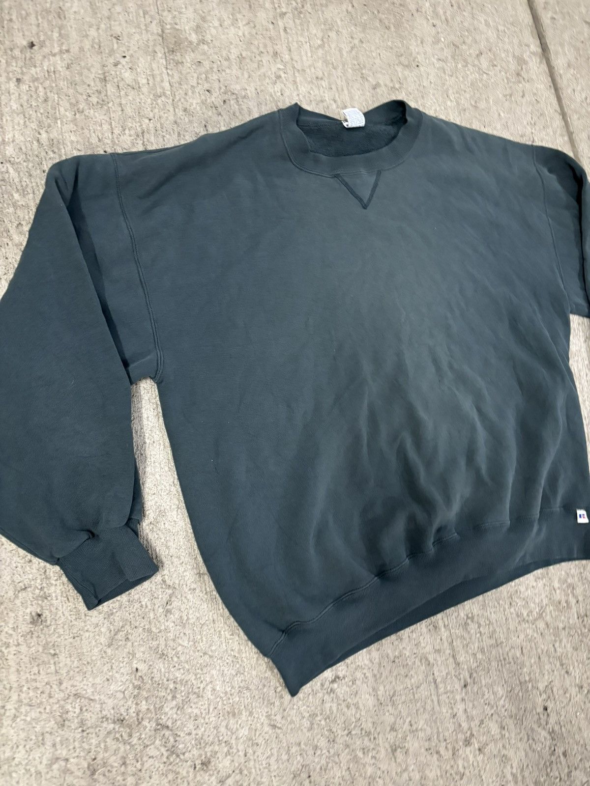 Russell Athletic × Vintage Green Russell athletic crewneck sweatshirt Size US XL / EU 56 / 4 - 2 Thumbnail