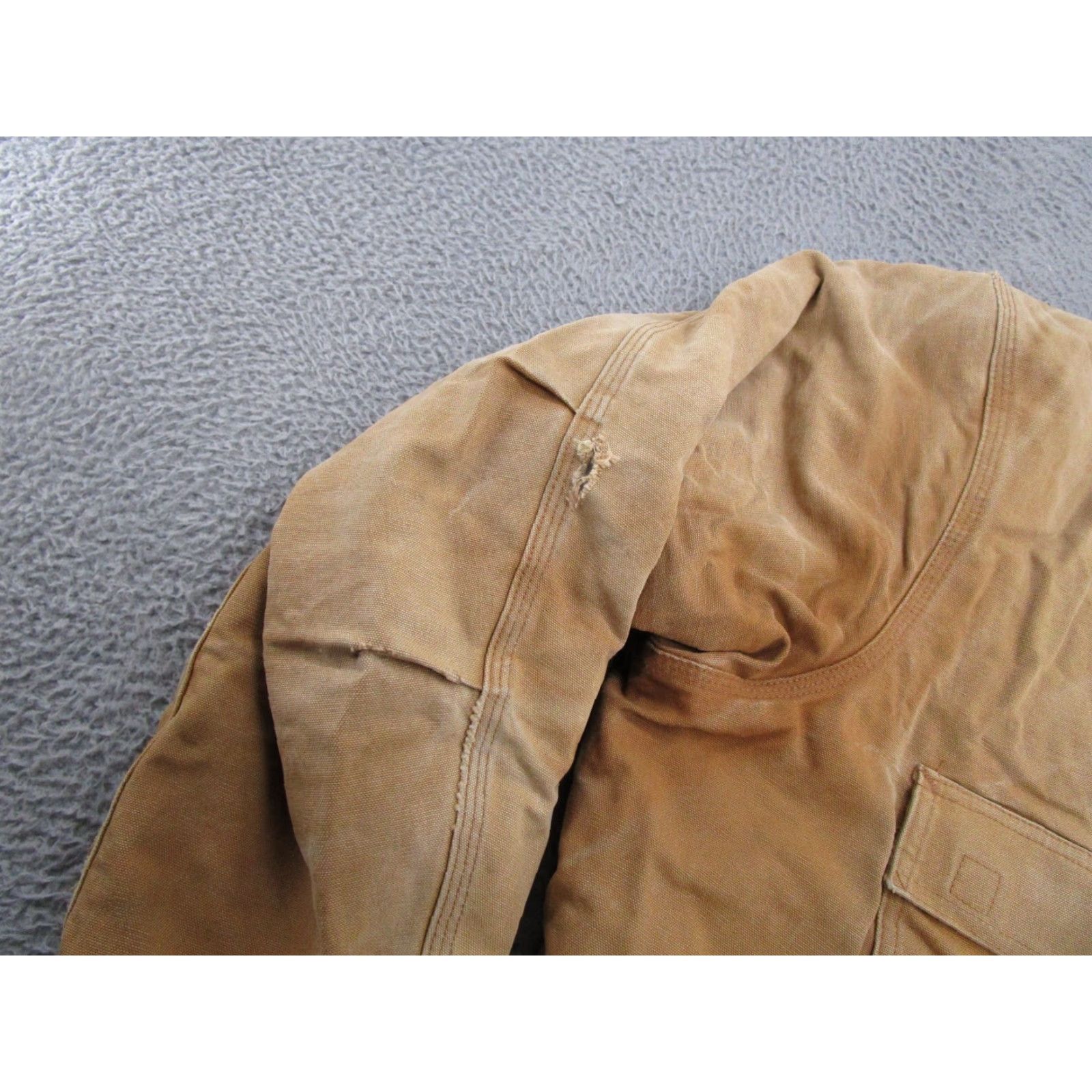 Carhartt VINTAGE Carhartt C003 Duck Quilted Lined Coat Jacket USA Made Size XLT Men Jacket Carhartt Brown Duck Quilted USA C003 XLT Men Size US XL / EU 56 / 4 - 3 Thumbnail