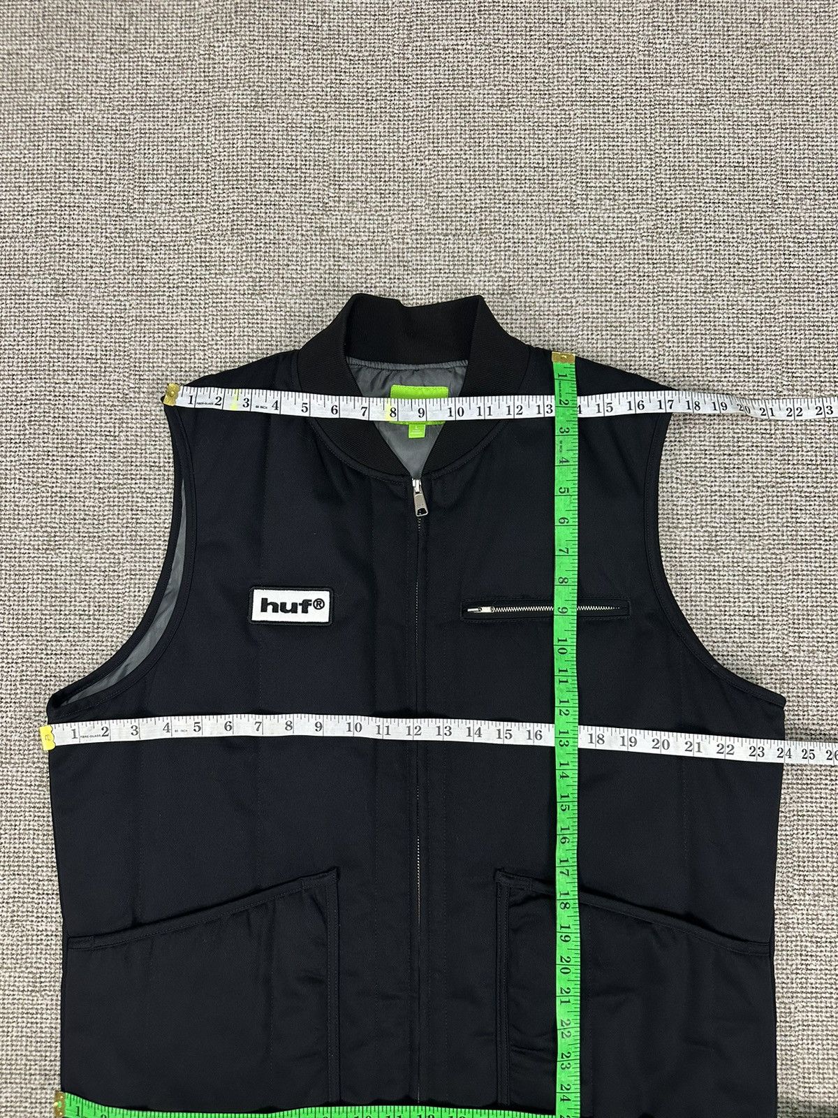Huf Huf X Dickies Black Canvas Vest Z267 Size US L / EU 52-54 / 3 - 7 Thumbnail