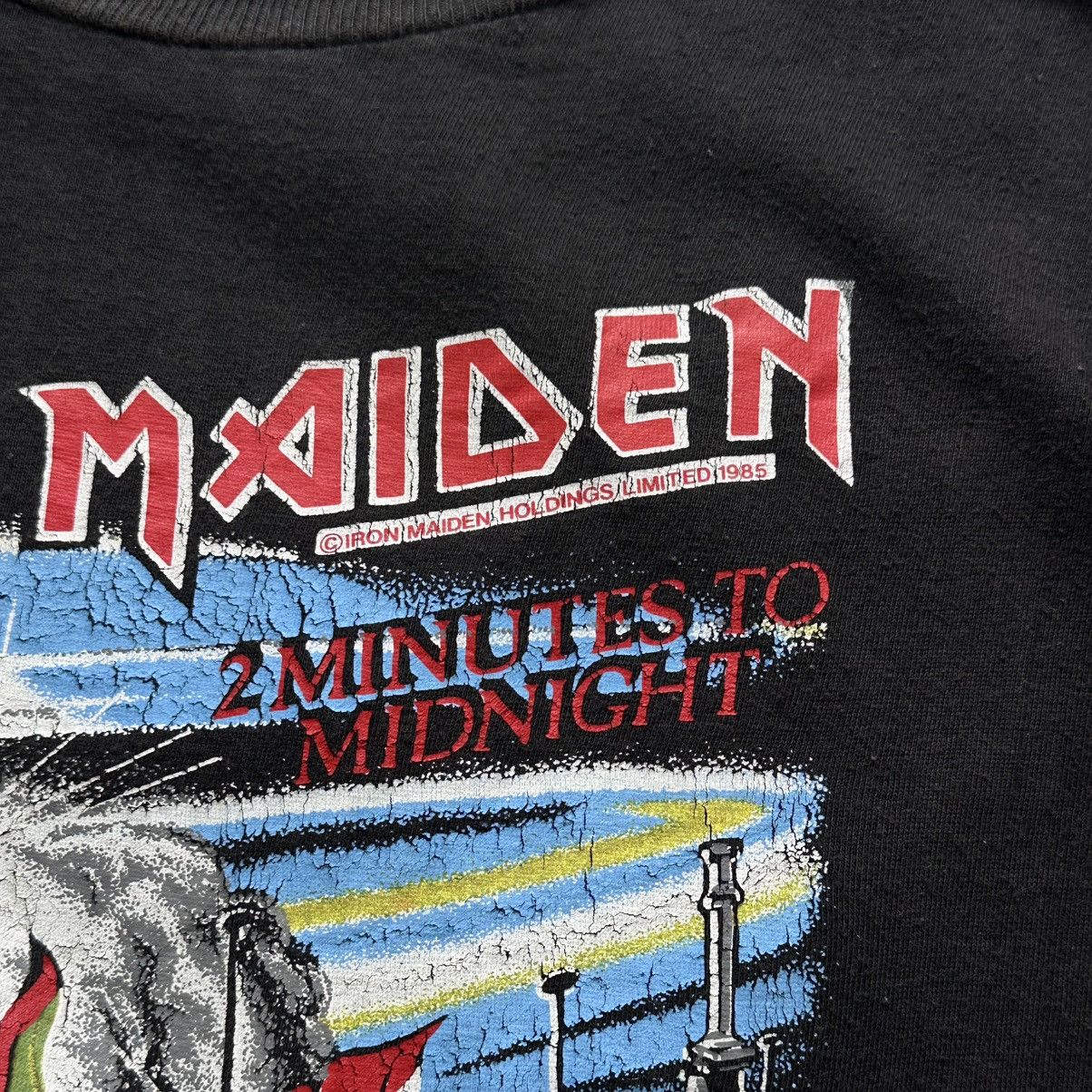 Iron Maiden Vintage 80s Iron Maiden T Shirt Minutes To Midnight Bootleg Size US M / EU 48-50 / 2 - 4 Thumbnail