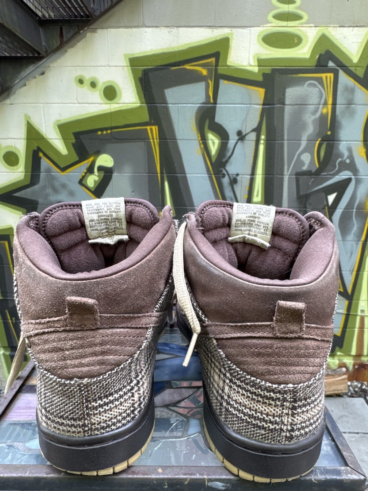 Nike Nike dunk “tweed” 2004 Size US 10 / EU 43 - 10 Thumbnail
