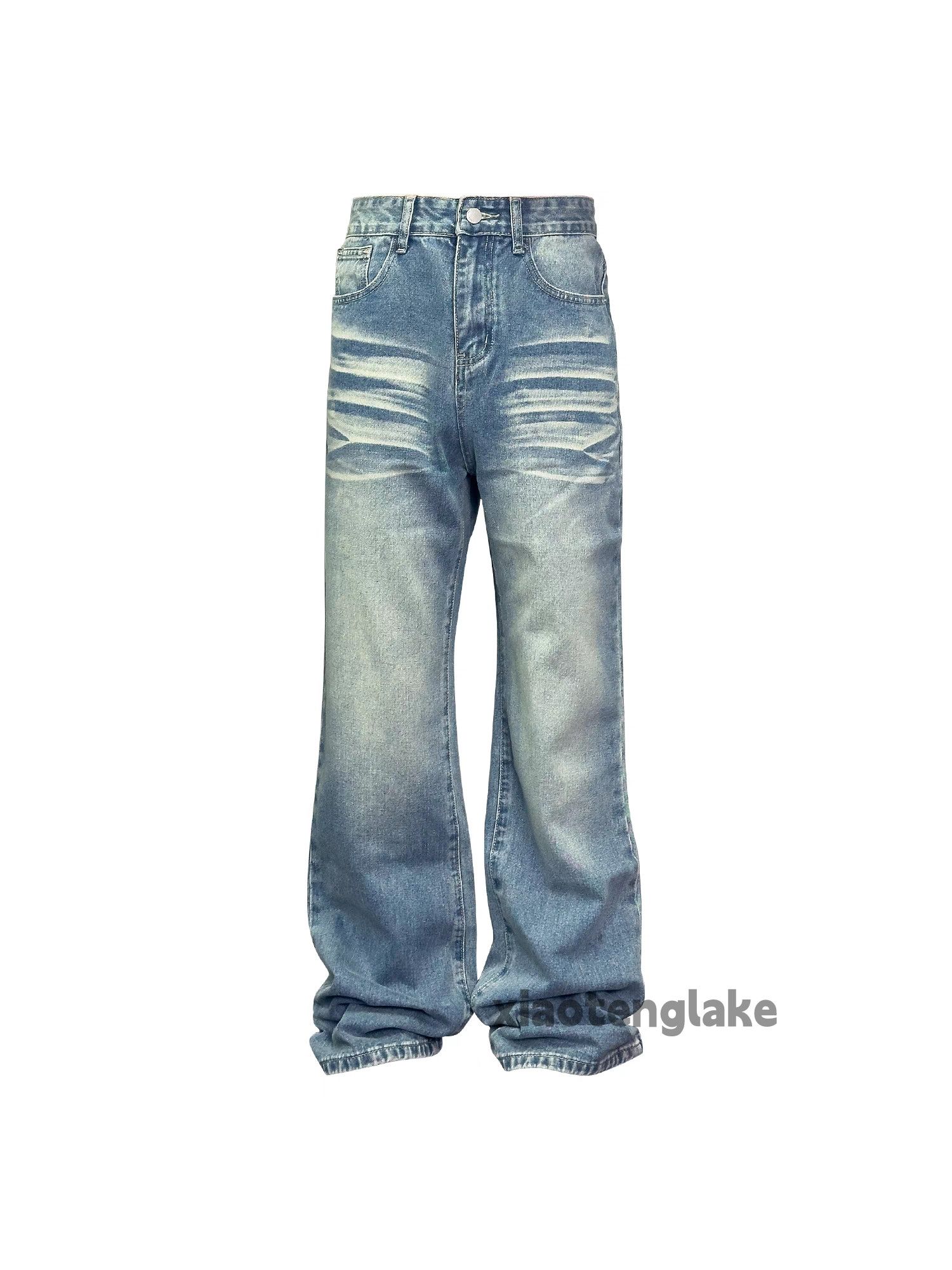 Designer × Jean × Vintage Unisex utility punk yuppie bootcut flared cleanfit jeans Size US 34 / EU 50 - 4 Thumbnail