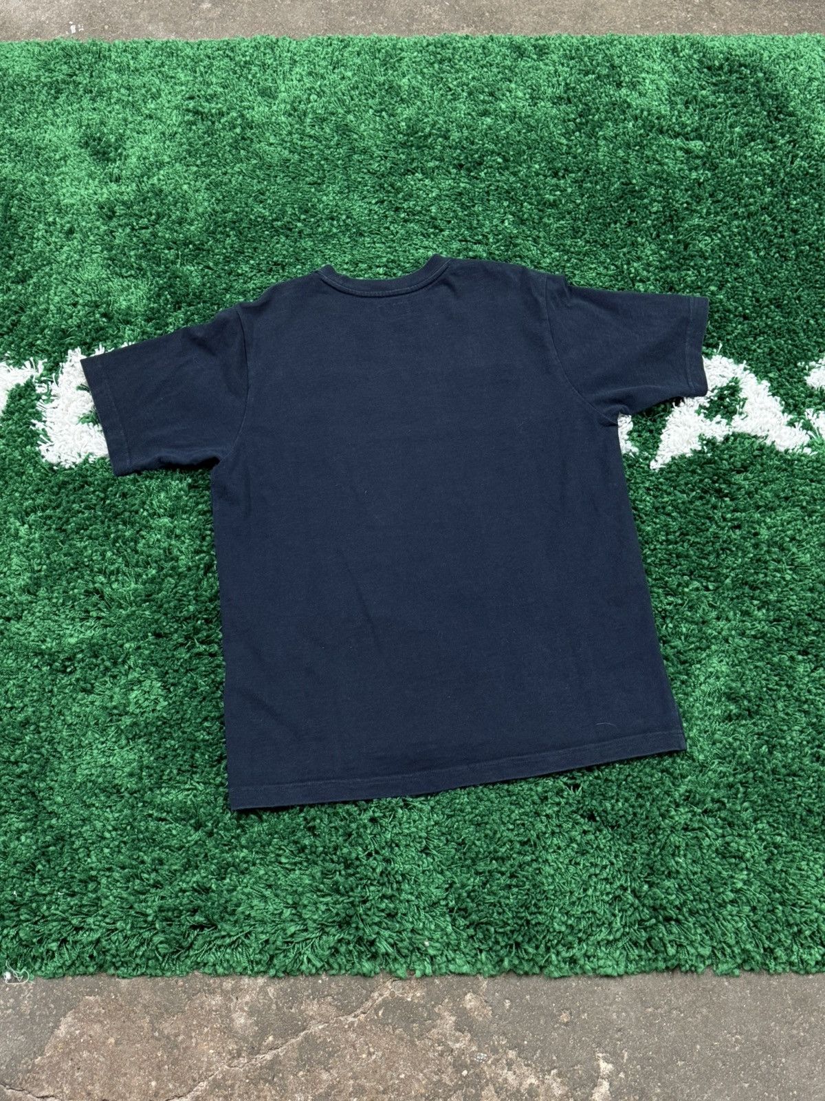 Supreme Supreme Navy Pocket Tee Cut Sewn Medium M Size US M / EU 48-50 / 2 - 4 Thumbnail