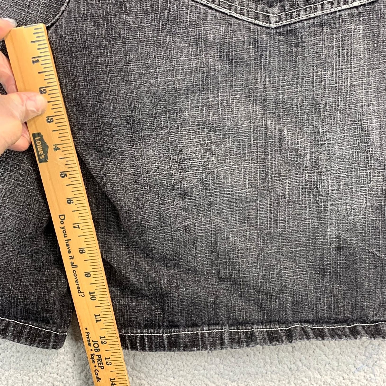 Southpole Southpole Jeans Shorts Men Black Denim Baggy 5-Pocket Waist 37 Inseam 12 Hip Hop Y2K Men’s Distressed? Size US 37 - 7 Thumbnail