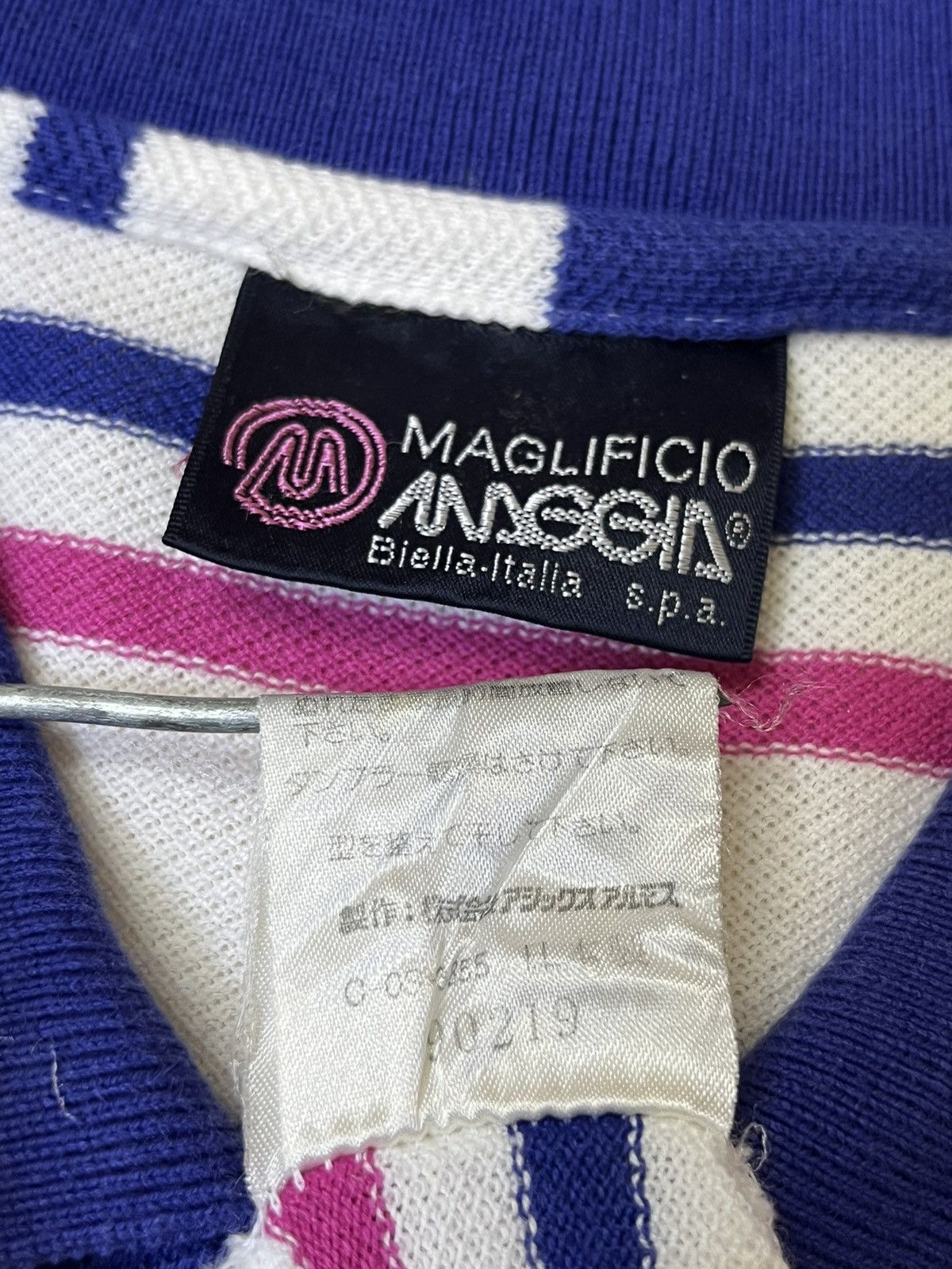 Sports Specialties NICE🔥AUTHENTIC MAGLIFICIO MAGGIA STRIPED POLO SHIRT Size US S / EU 44-46 / 1 - 9 Thumbnail