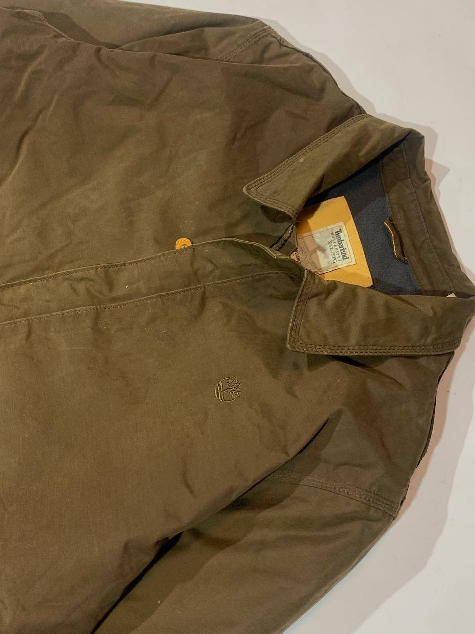 Timberland × Vintage Timberland Vintage Jacket Bomber Brown Size US XXL / EU 58 / 5 - 4 Thumbnail