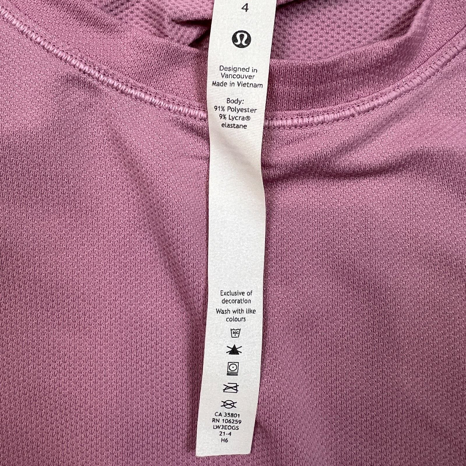 Lululemon Lululemon High-Neck Running Training T-Shirt Athletic Tee Size S / US 4 / IT 40 - 7 Thumbnail
