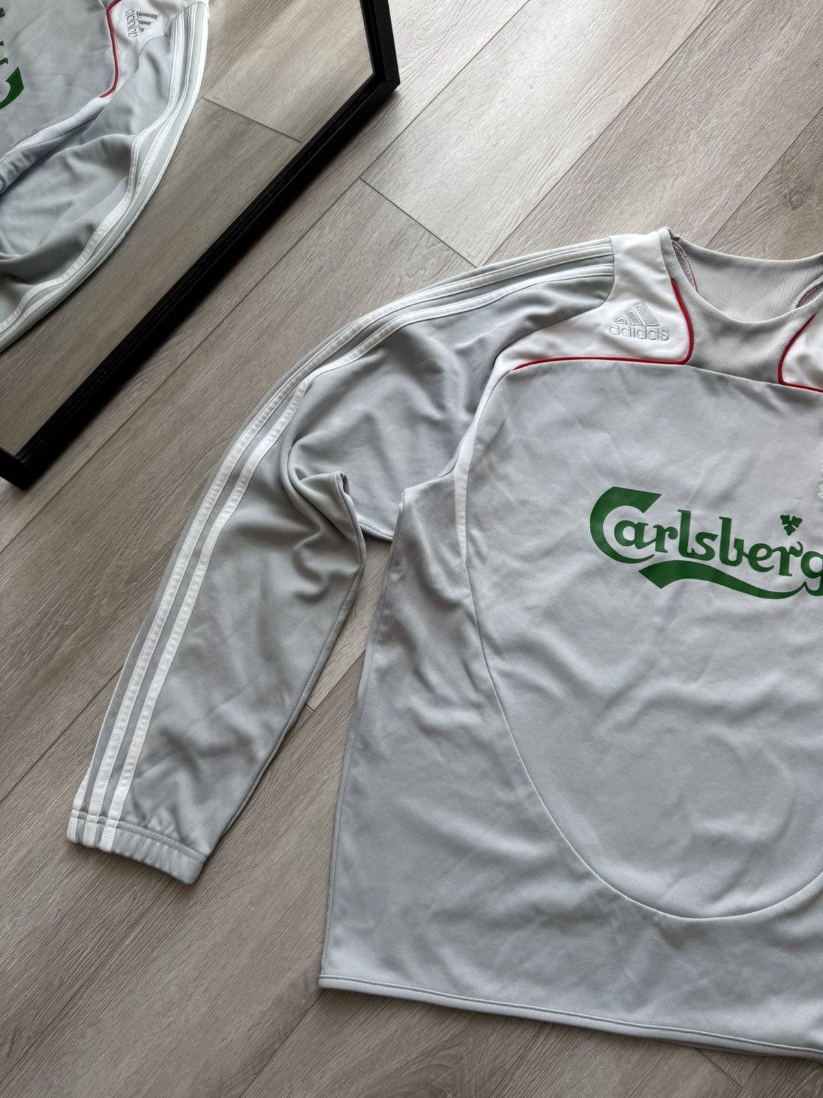 Adidas Vintage Soccer Football Sweatshirt Adidas FC Liverpool Train Size US L / EU 52-54 / 3 - 2 Thumbnail