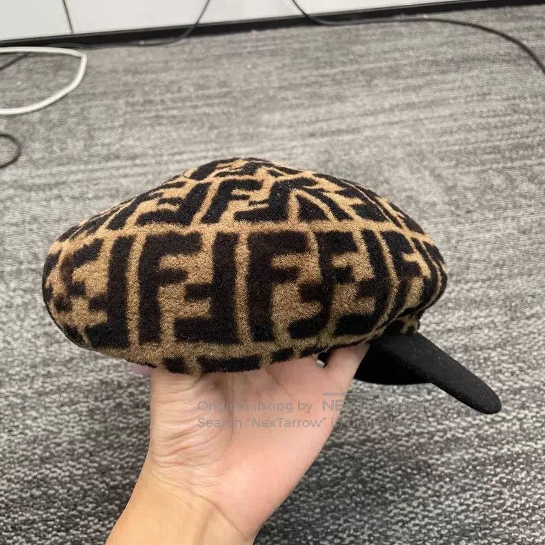 Fendi Fendi size 57 Printed Cap Size ONE SIZE - 2 Thumbnail