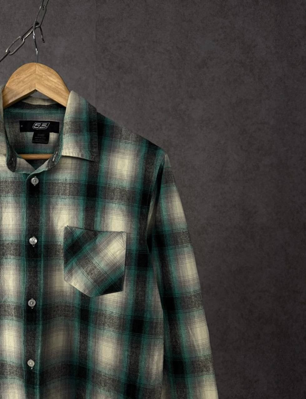 Diesel Diesel 55 designer flannel shirt Size US M / EU 48-50 / 2 - 2 Thumbnail